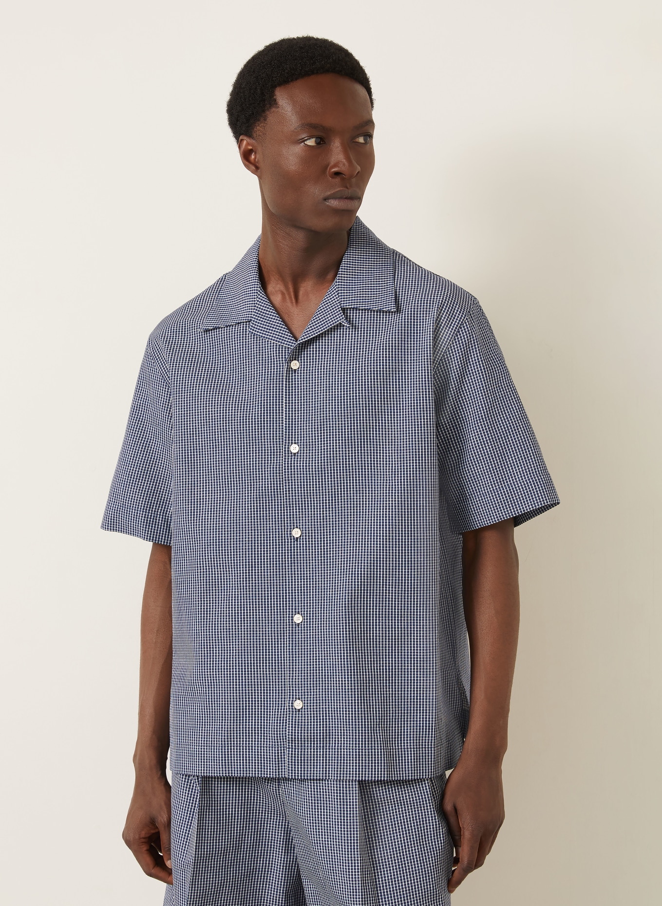 GIVENCHY Resorthemd Comfort Fit: WEISS / BLAU