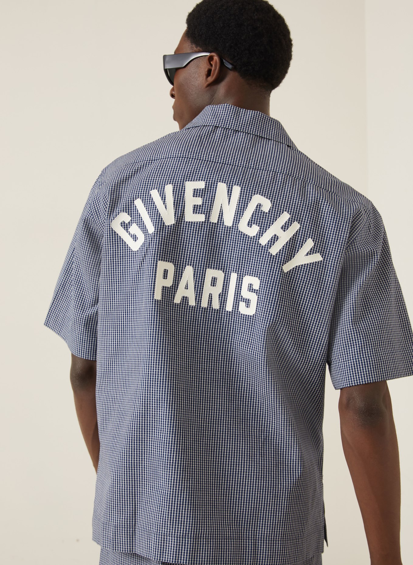 GIVENCHY Resorthemd Comfort Fit: WEISS / BLAU