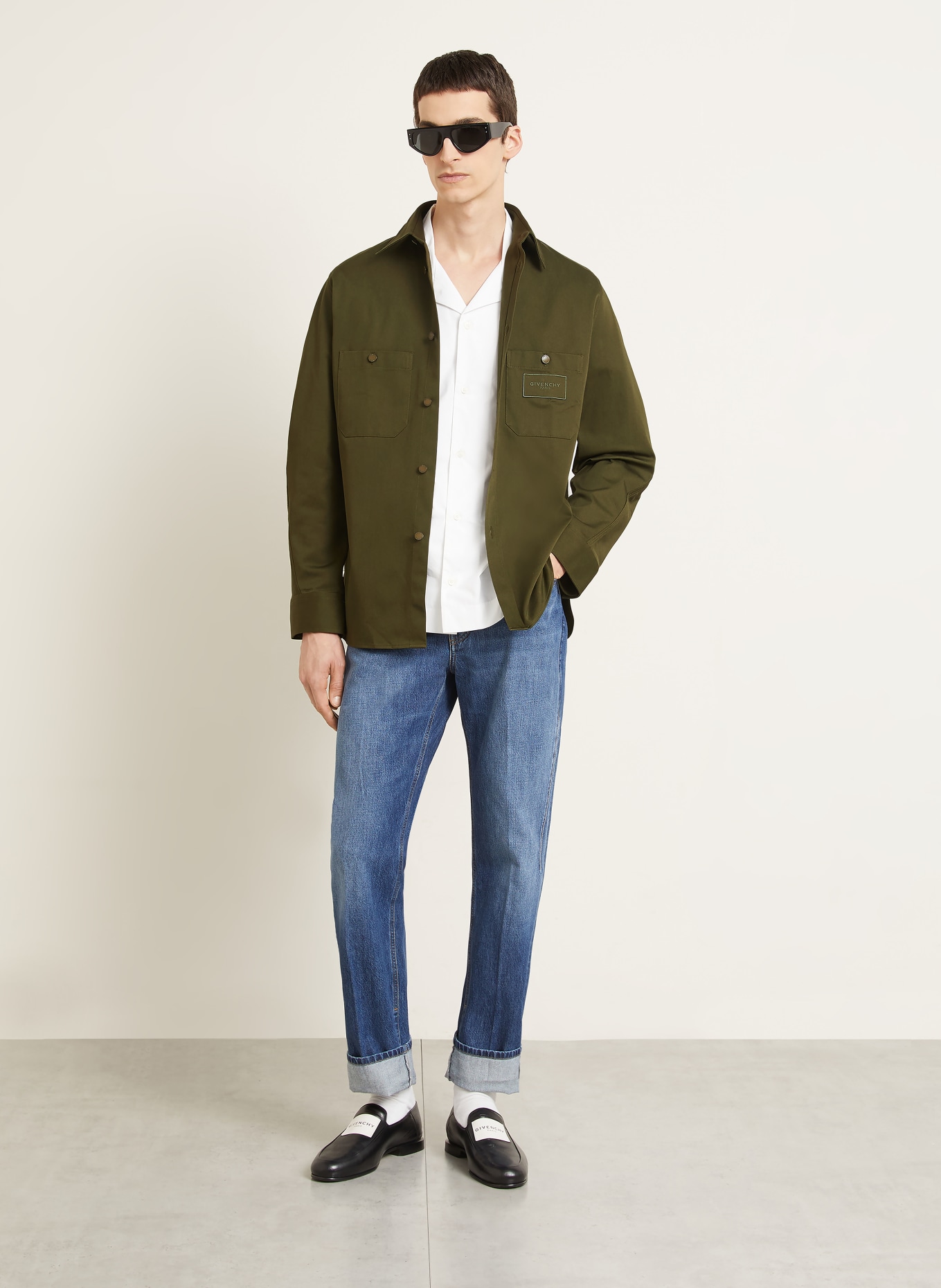 GIVENCHY Płaszcz: OLIWKOWY