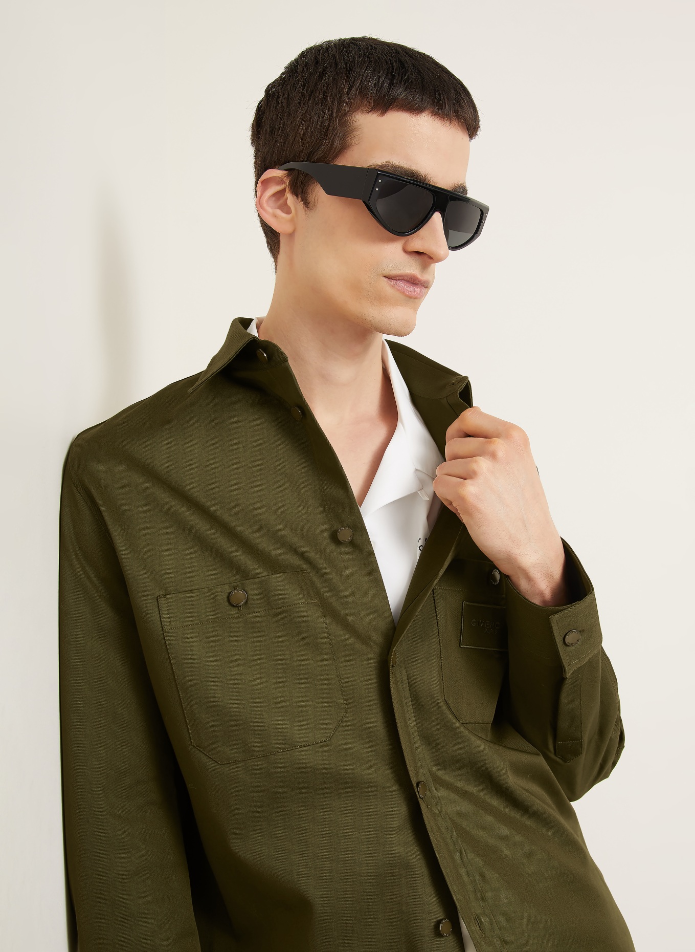 GIVENCHY Płaszcz: OLIWKOWY