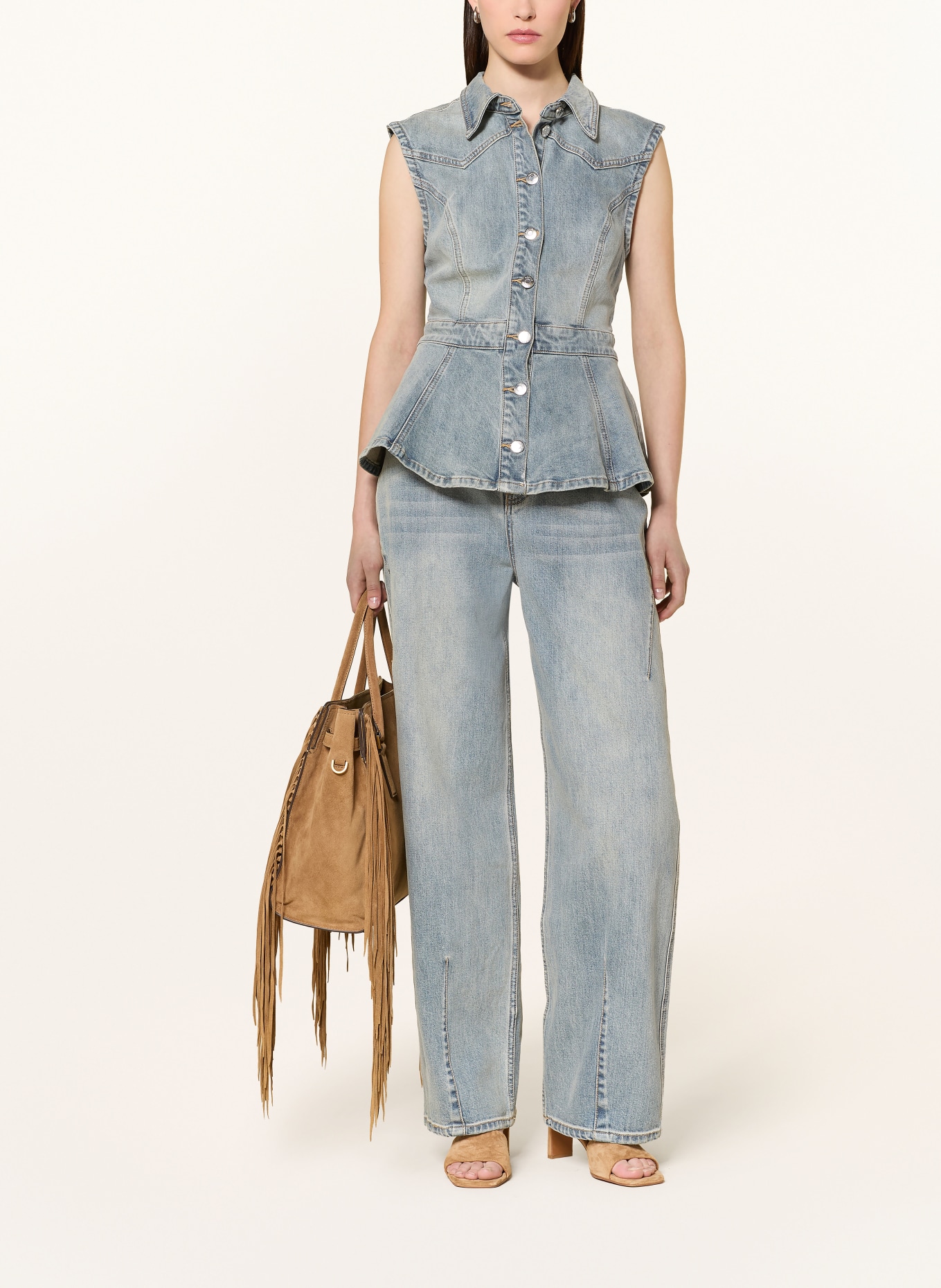 GESTUZ Barell Jeans GZNOMA: 109408 vintage mid blue wash