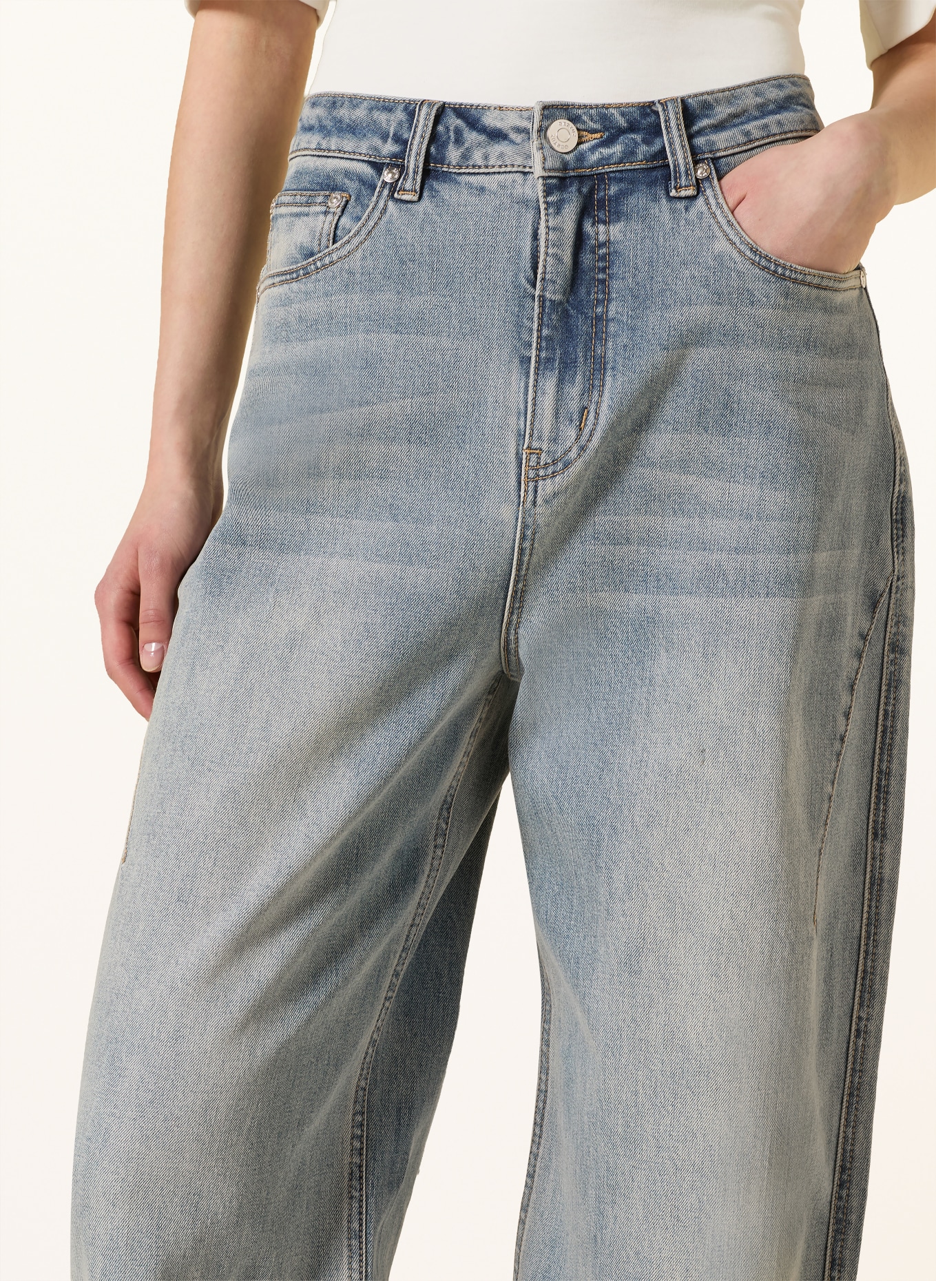 GESTUZ Barell Jeans GZNOMA: 109408 vintage mid blue wash