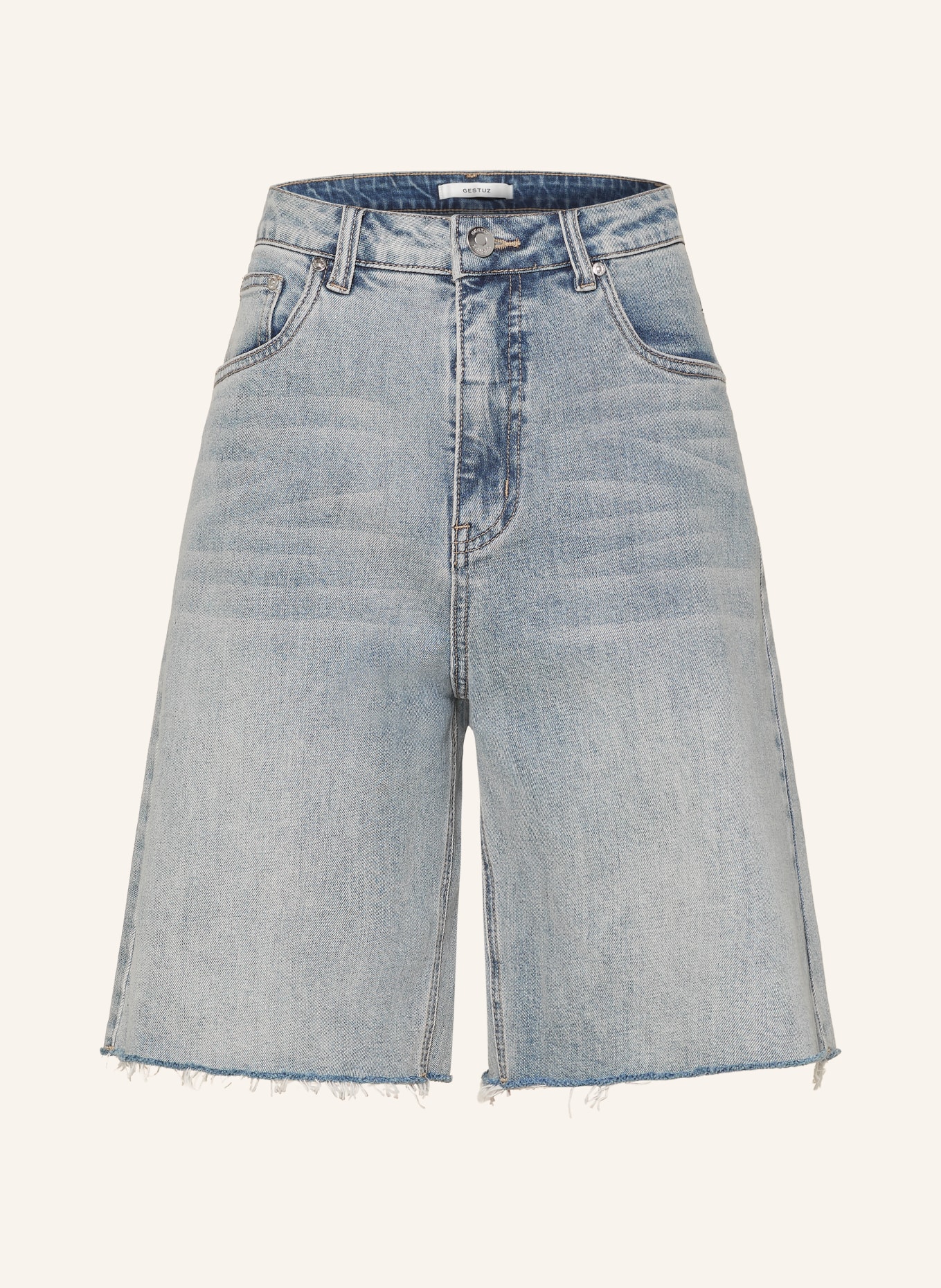 GESTUZ Džínové bermudy GZNOMA: 109408 vintage mid blue wash