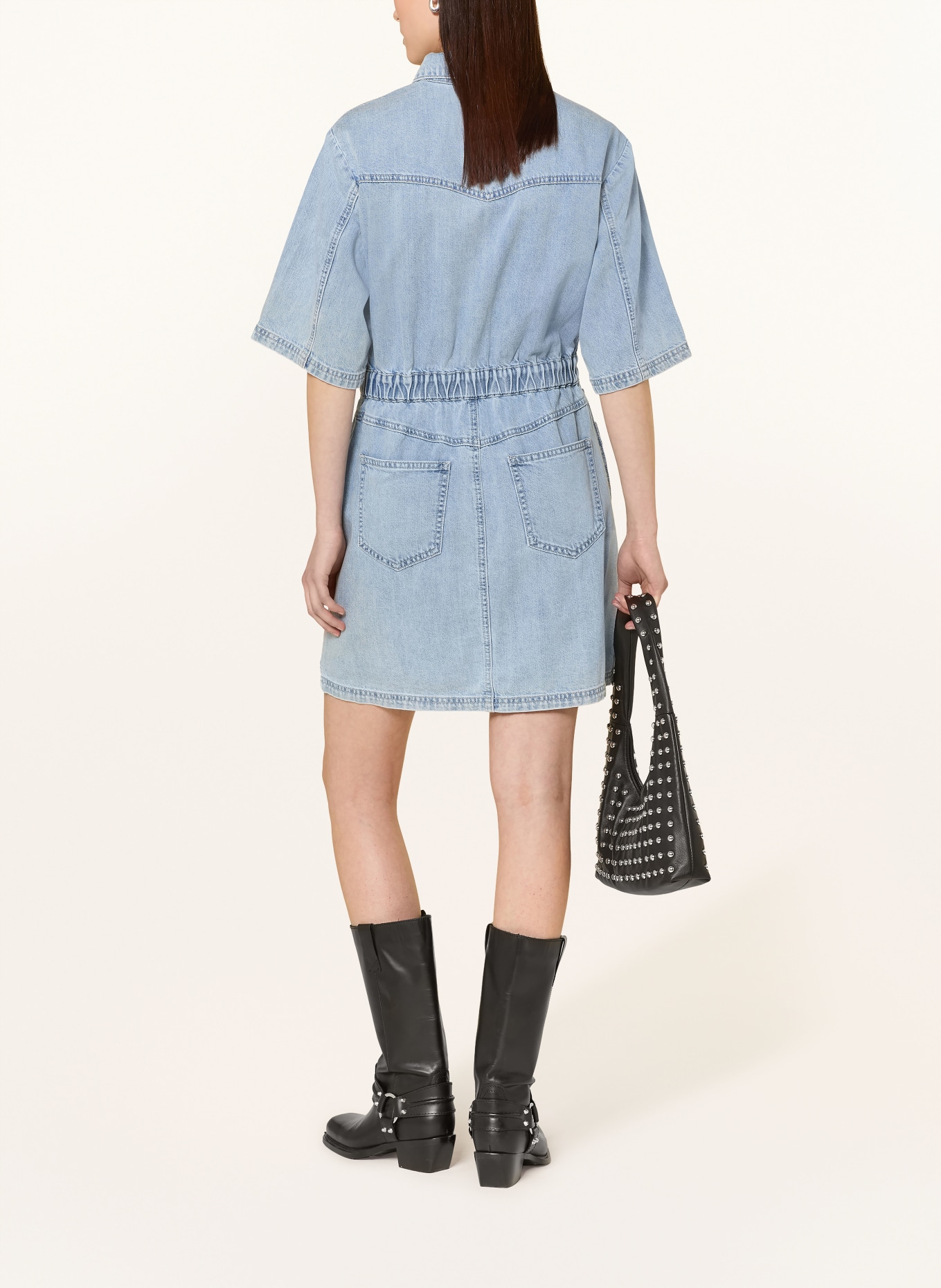 GESTUZ Sukienka dżinsowa GZMONIE: JASNONIEBIESKI