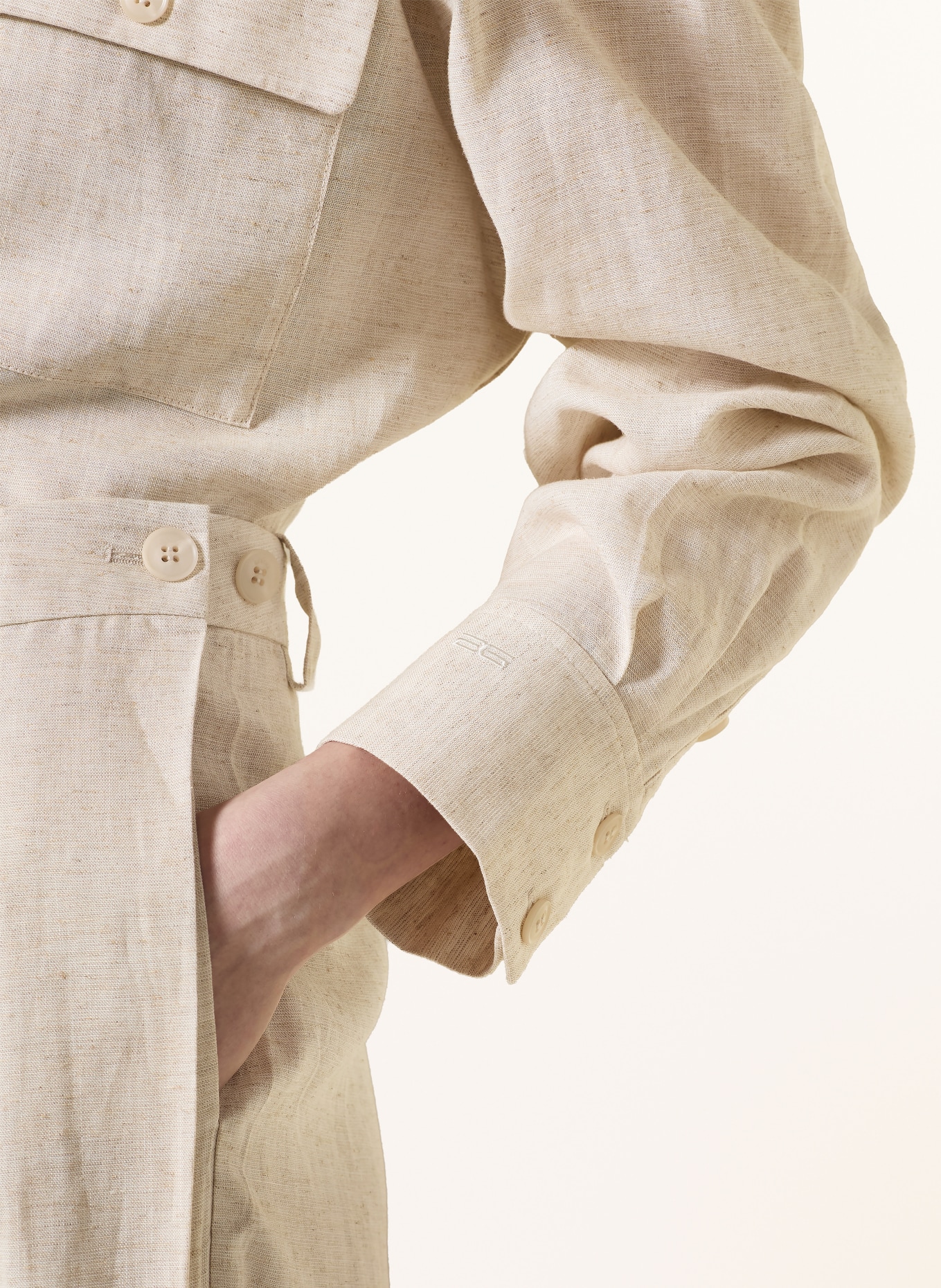 GESTUZ Košile GZRIAVA: BÉŽOVÁ