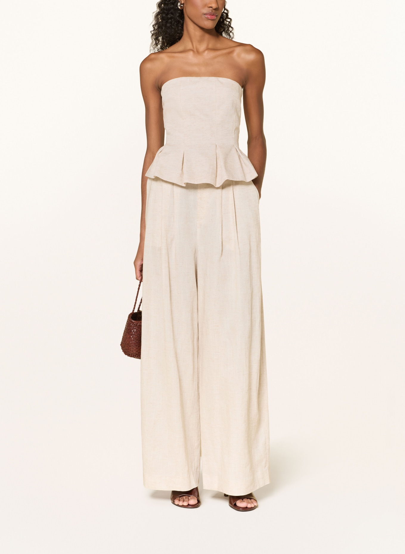 GESTUZ Kalhoty Marlene GZRIAVA: KRÉMOVÁ / BÉŽOVÁ