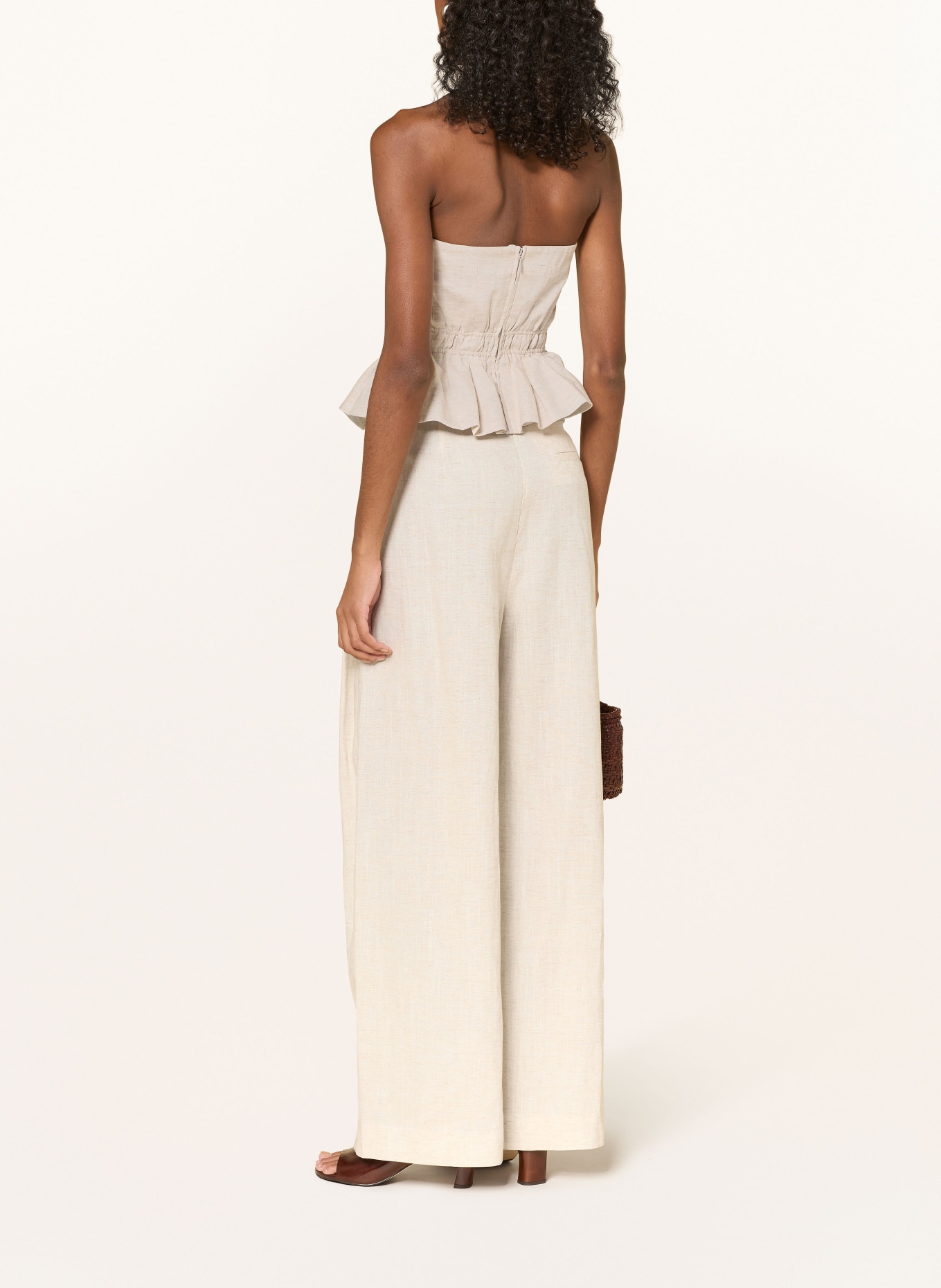 GESTUZ Kalhoty Marlene GZRIAVA: KRÉMOVÁ / BÉŽOVÁ