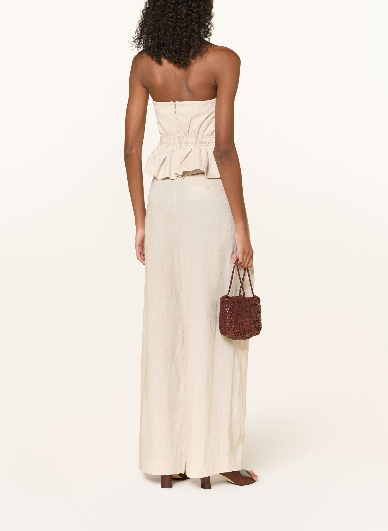 GESTUZ Off-Shoulder Top GZRIAVA: CREAM / BEIGE