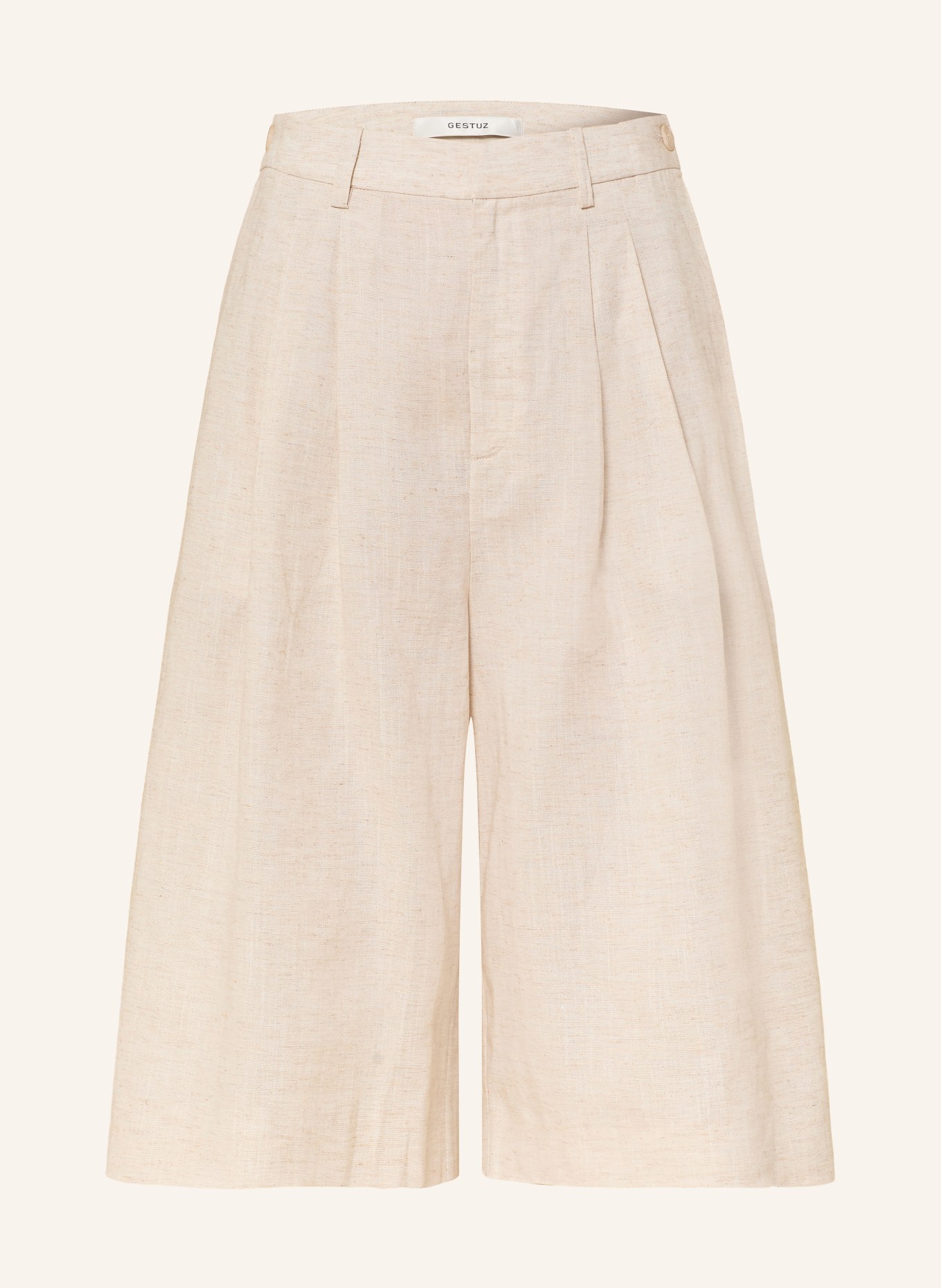 GESTUZ Bermudy GZRIAVA: KRÉMOVÁ / SVĚTLE HNĚDÁ