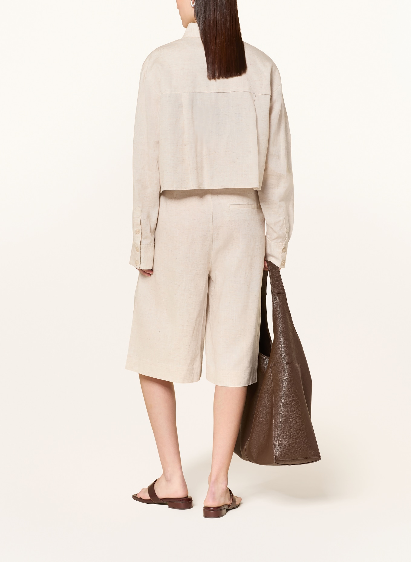 GESTUZ Bermudy GZRIAVA: KRÉMOVÁ / SVĚTLE HNĚDÁ