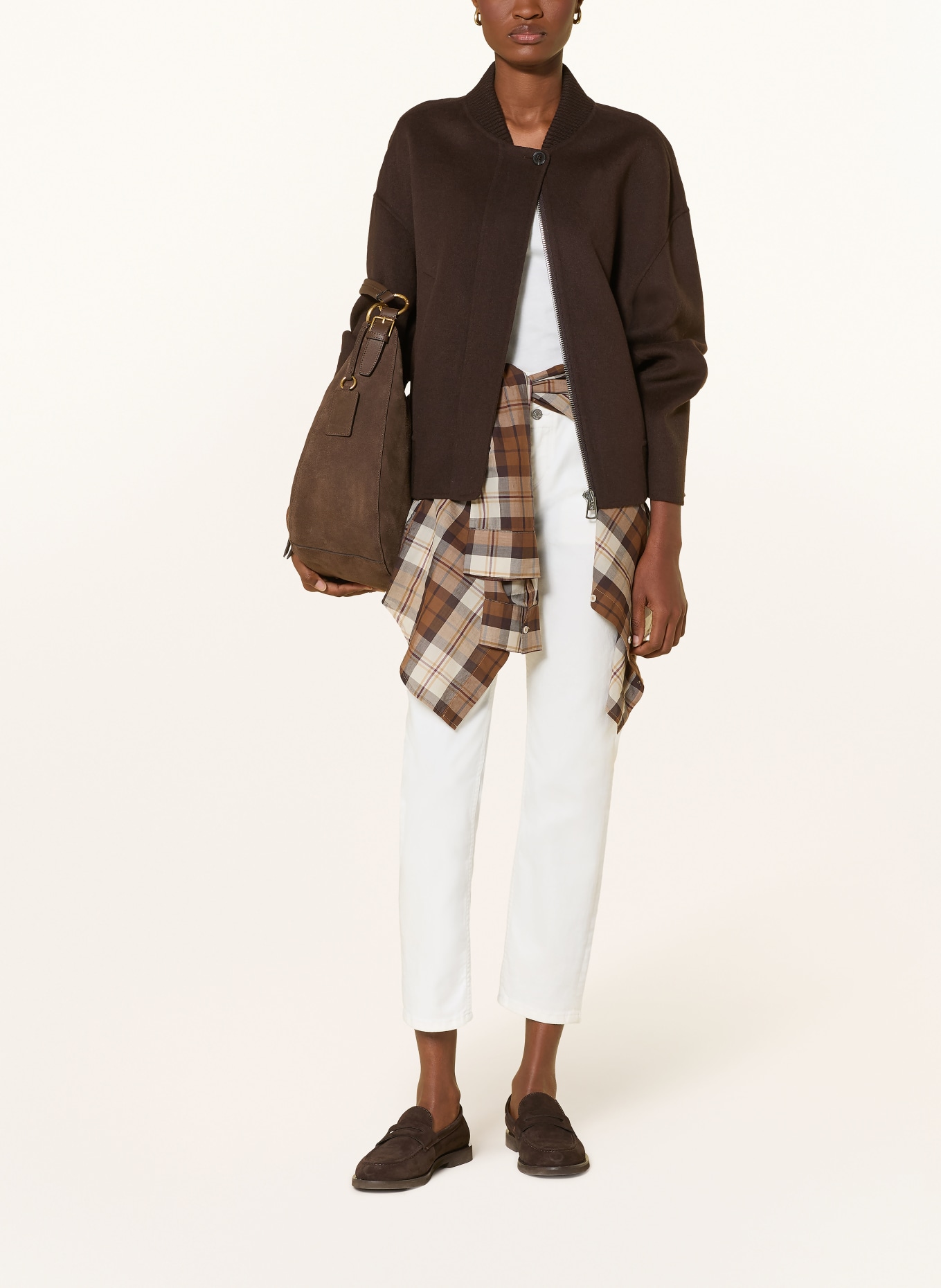 Marc O'Polo THEDA Boyfriend Jeans: 932 grey white