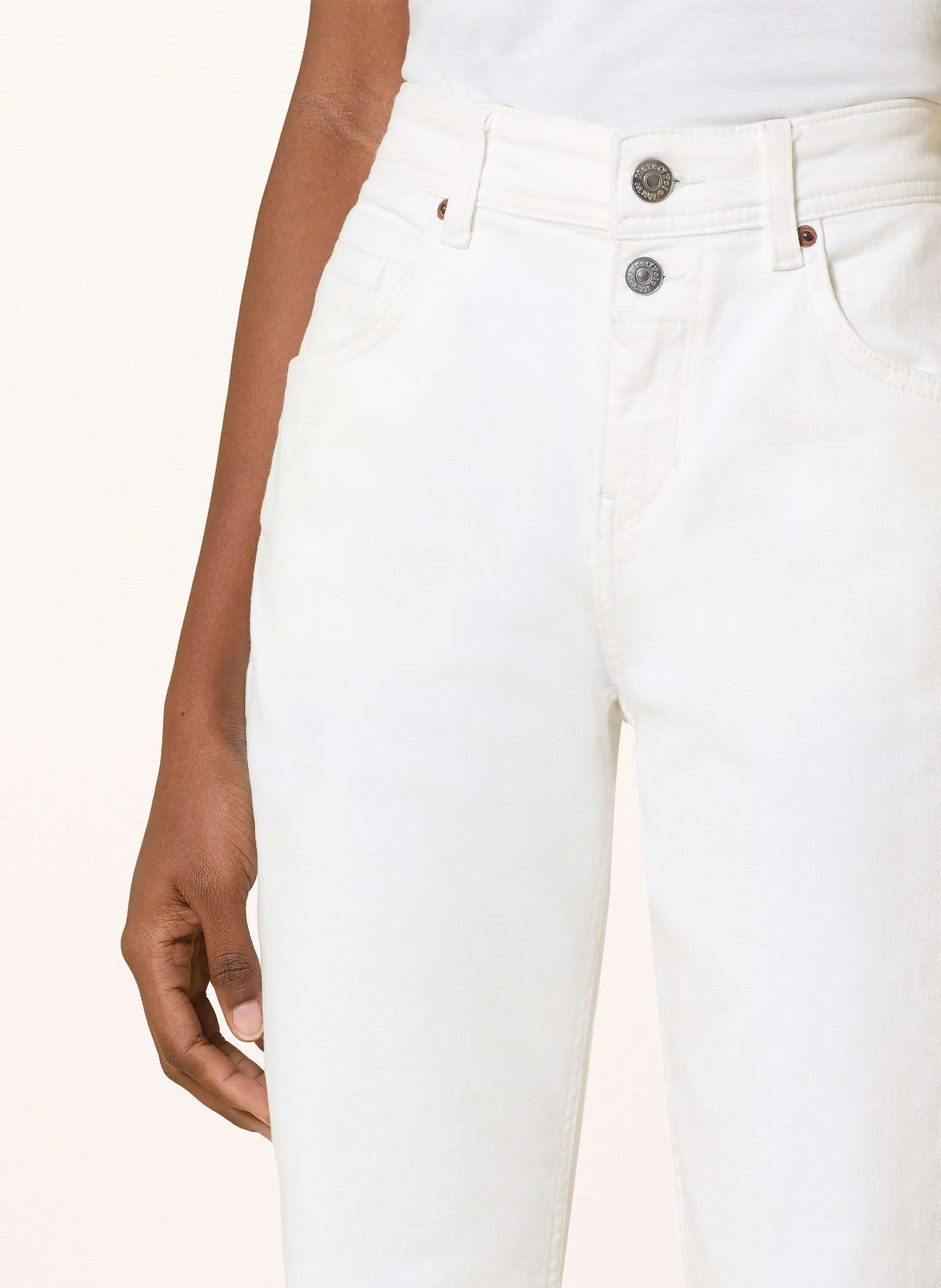 Marc O'Polo THEDA Boyfriend Jeans: 932 grey white