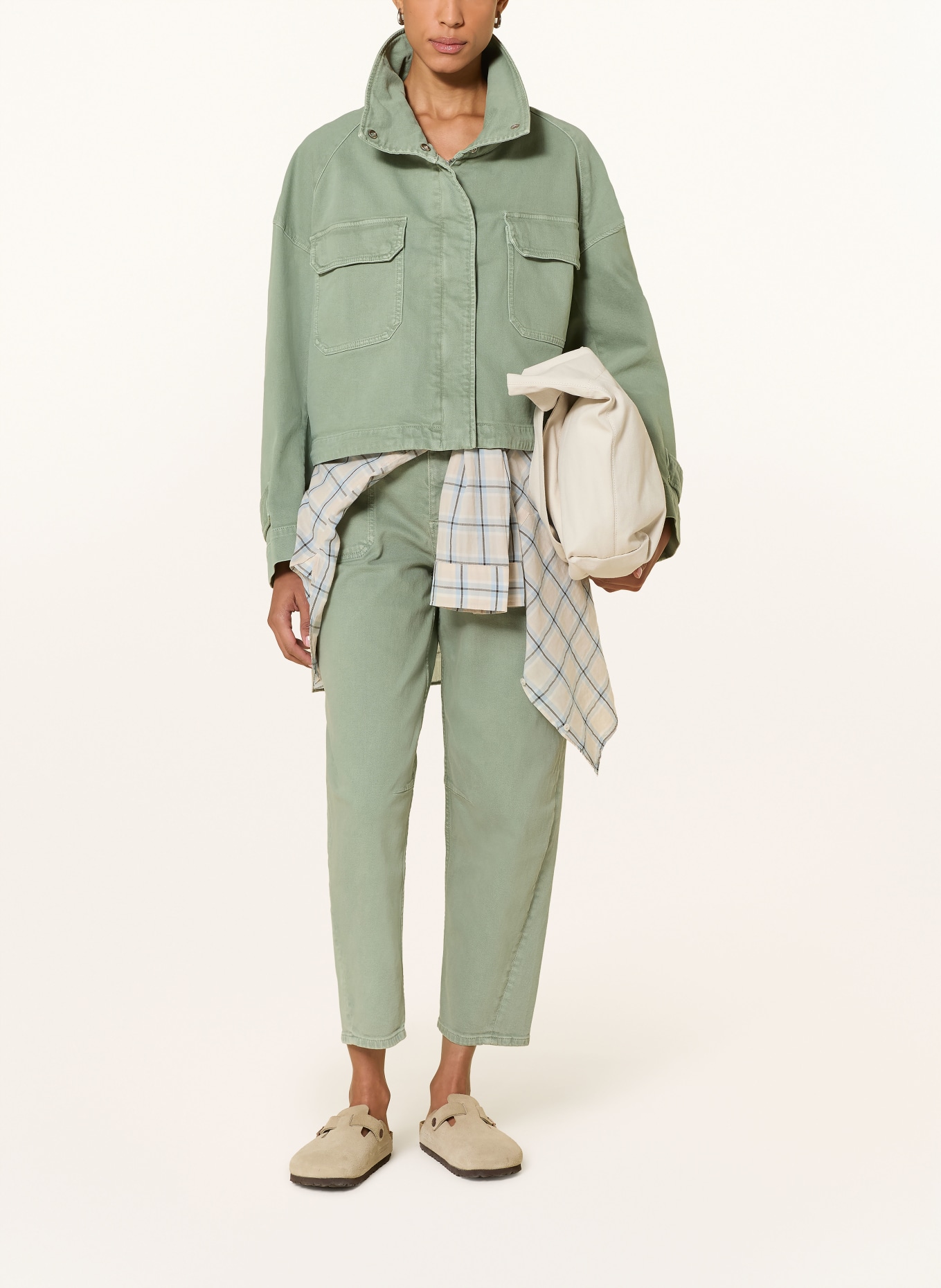 Marc O'Polo Jean court LARA: 428 fresh sage