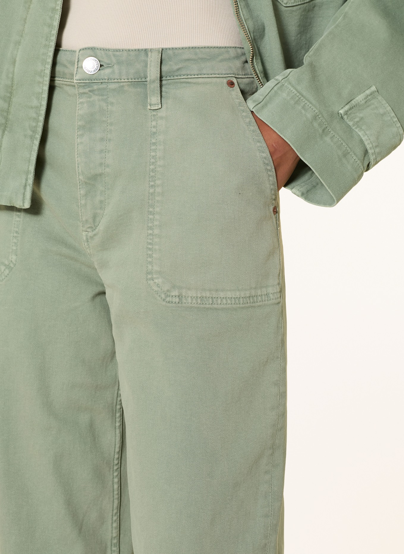 Marc O'Polo Jean court LARA: 428 fresh sage