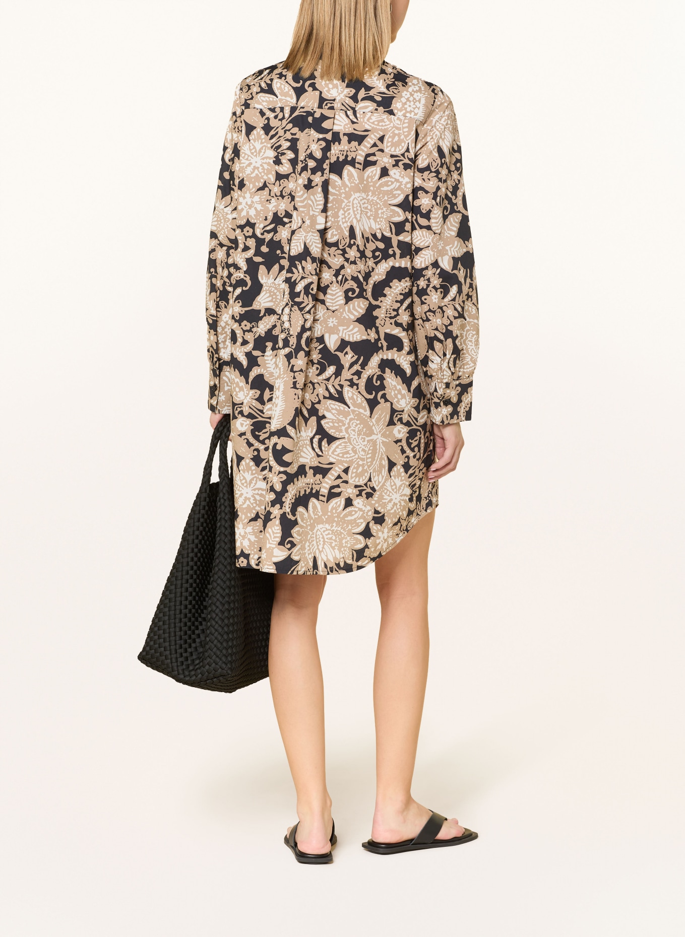 Marc O'Polo Sukienka koszulowa: BEŻOWY / KREMOWY / CZARNY