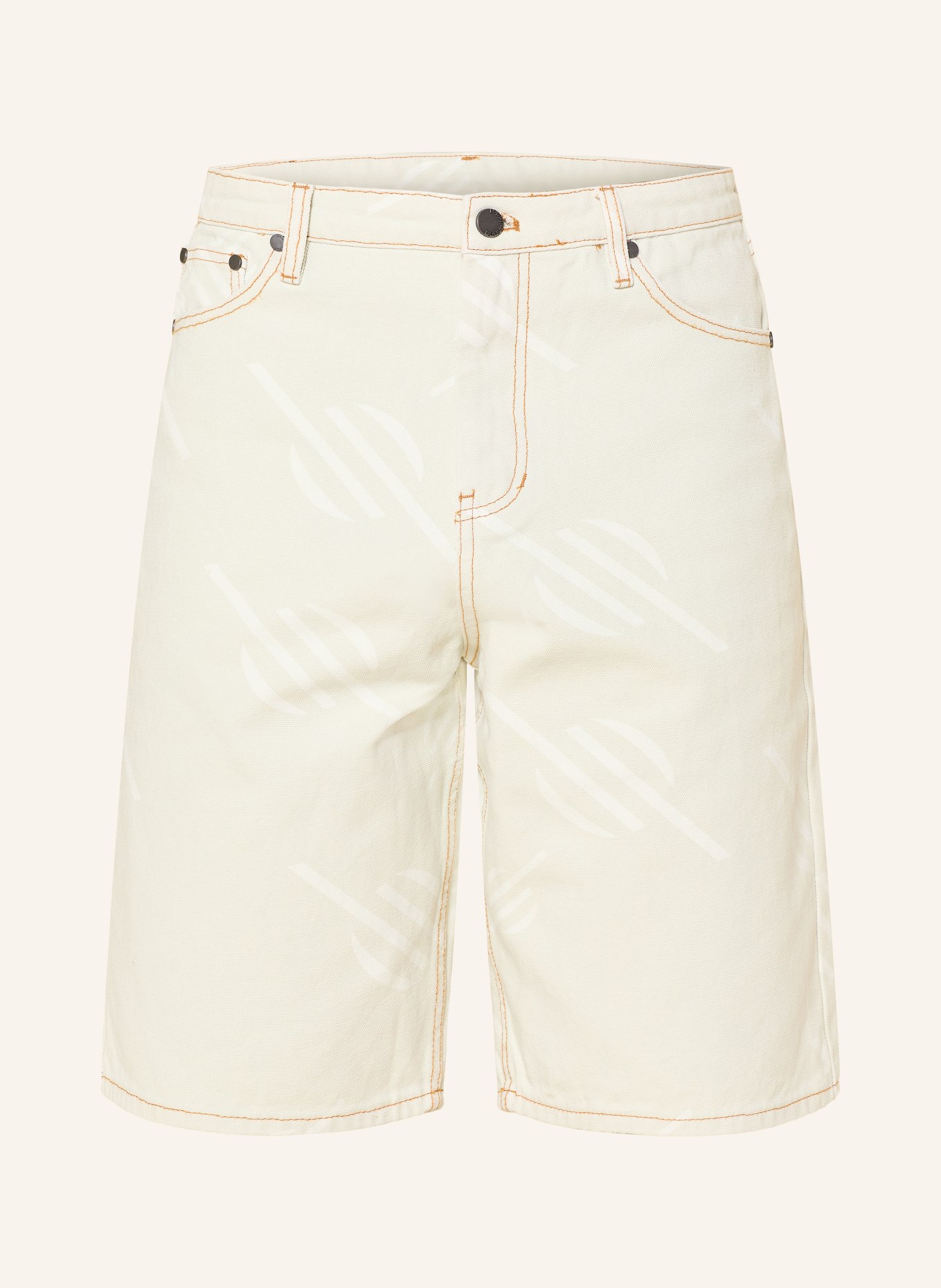DAILY PAPER FOGGY DEW Relaxed Fit Denim Shorts: foggy dew