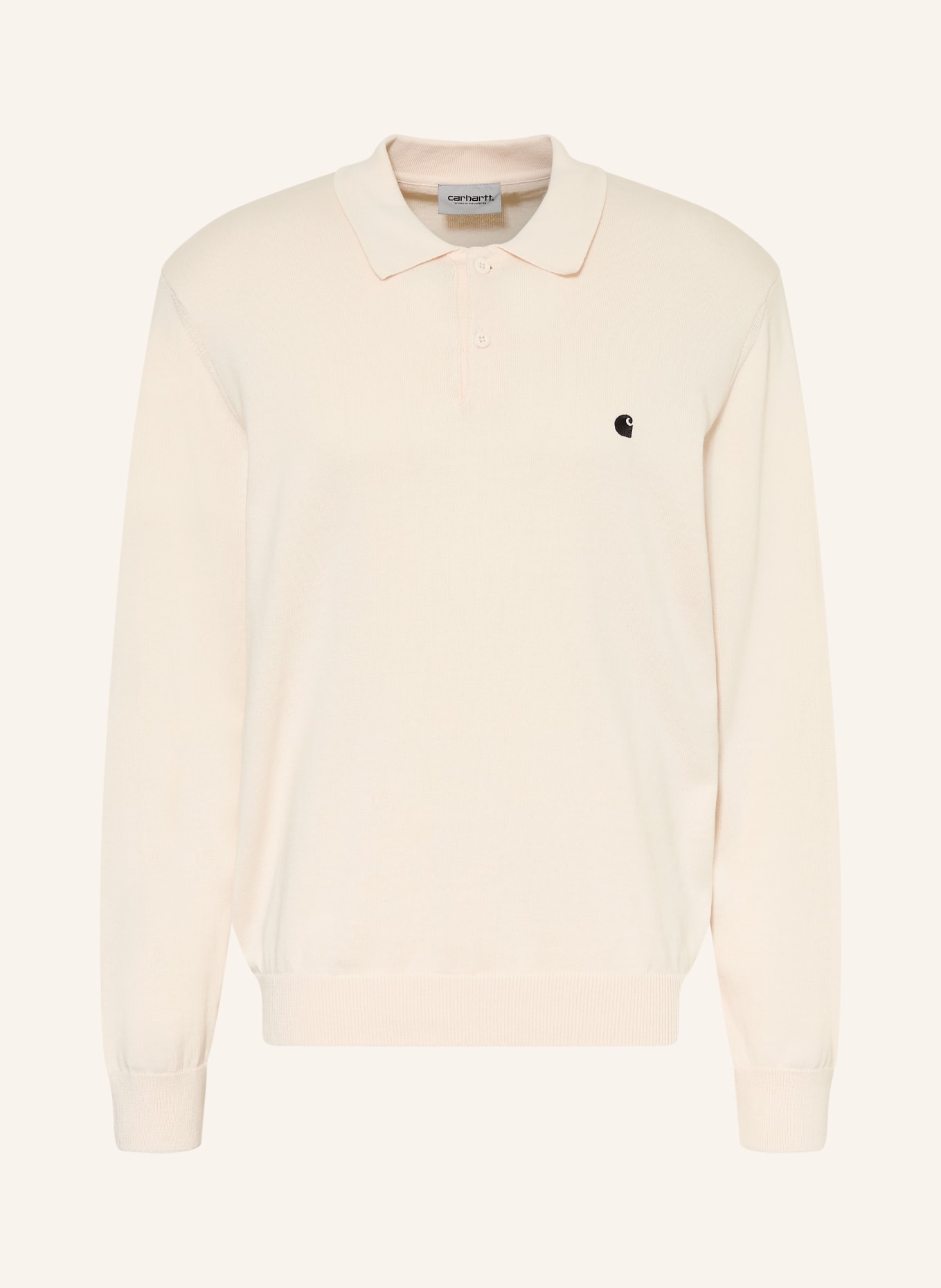 carhartt WIP Sweter polo MADISON: KREMOWY