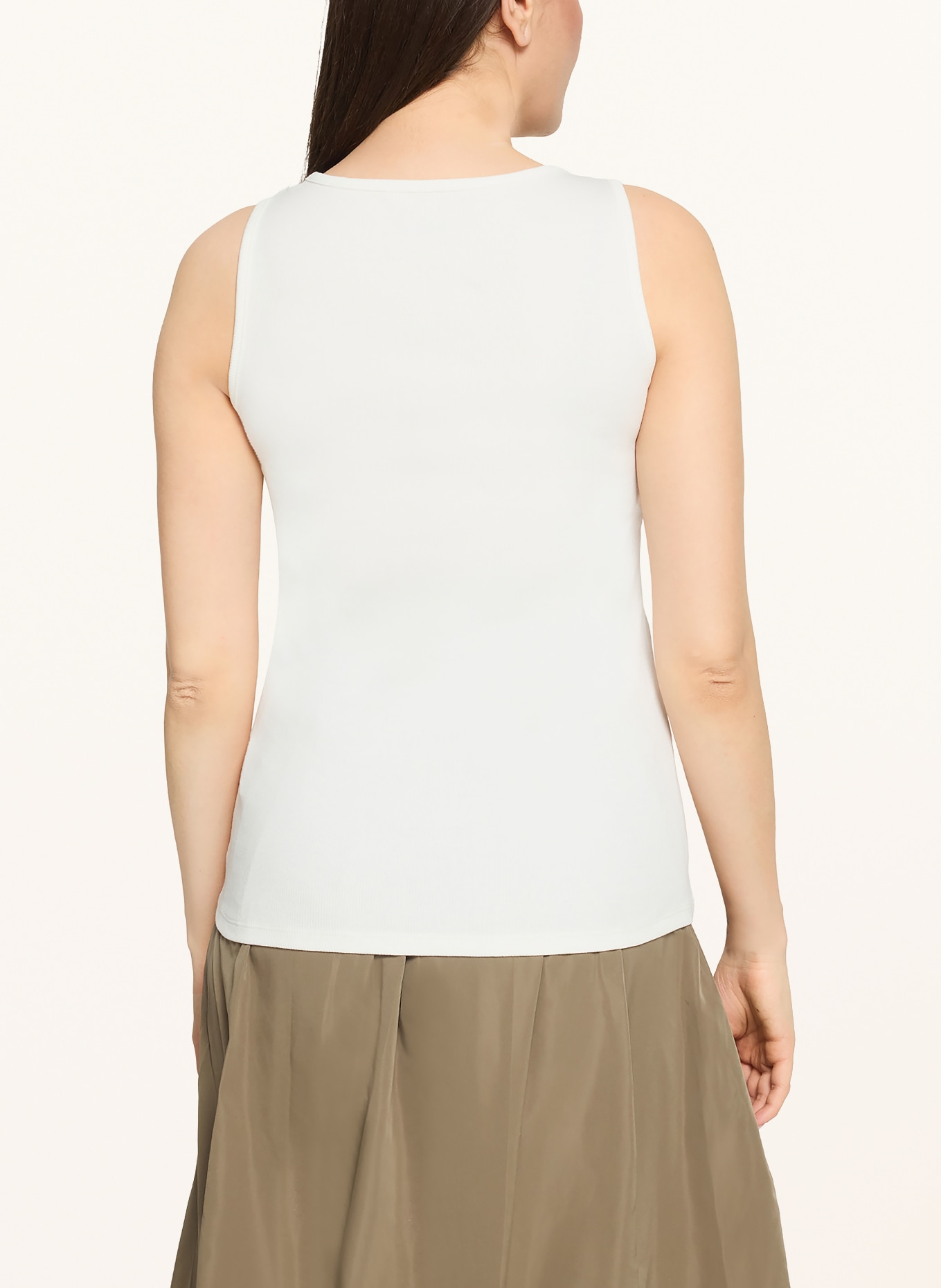 CARTOON Top mit Cut-out: WEISS