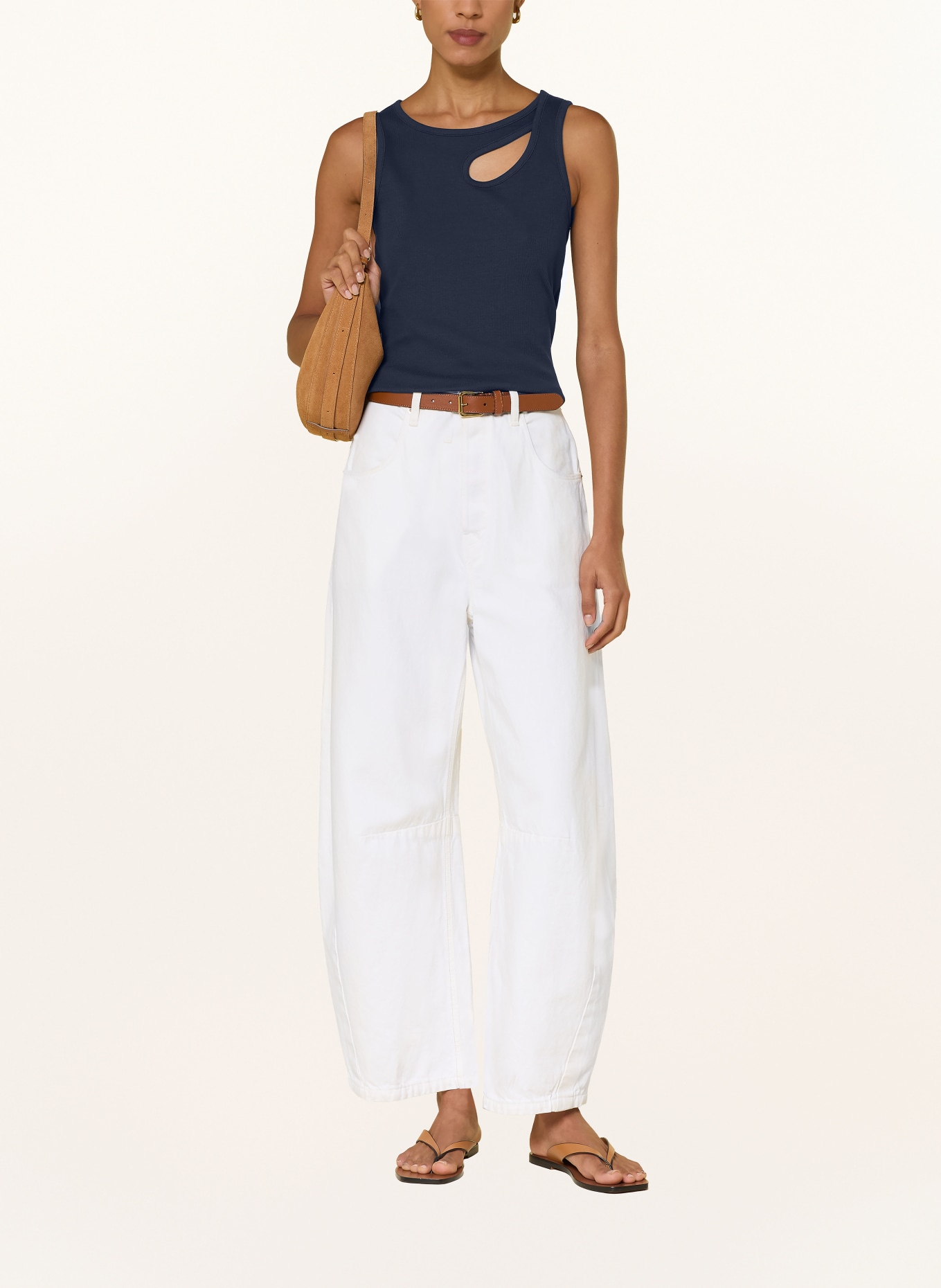 CARTOON Top mit Cut-out: DUNKELBLAU