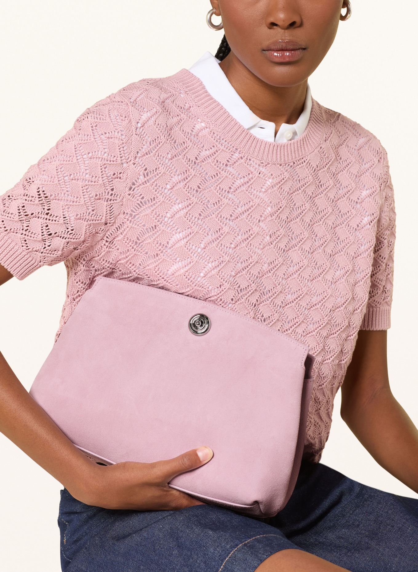 LIFFNER Clutch: LIGHT PURPLE