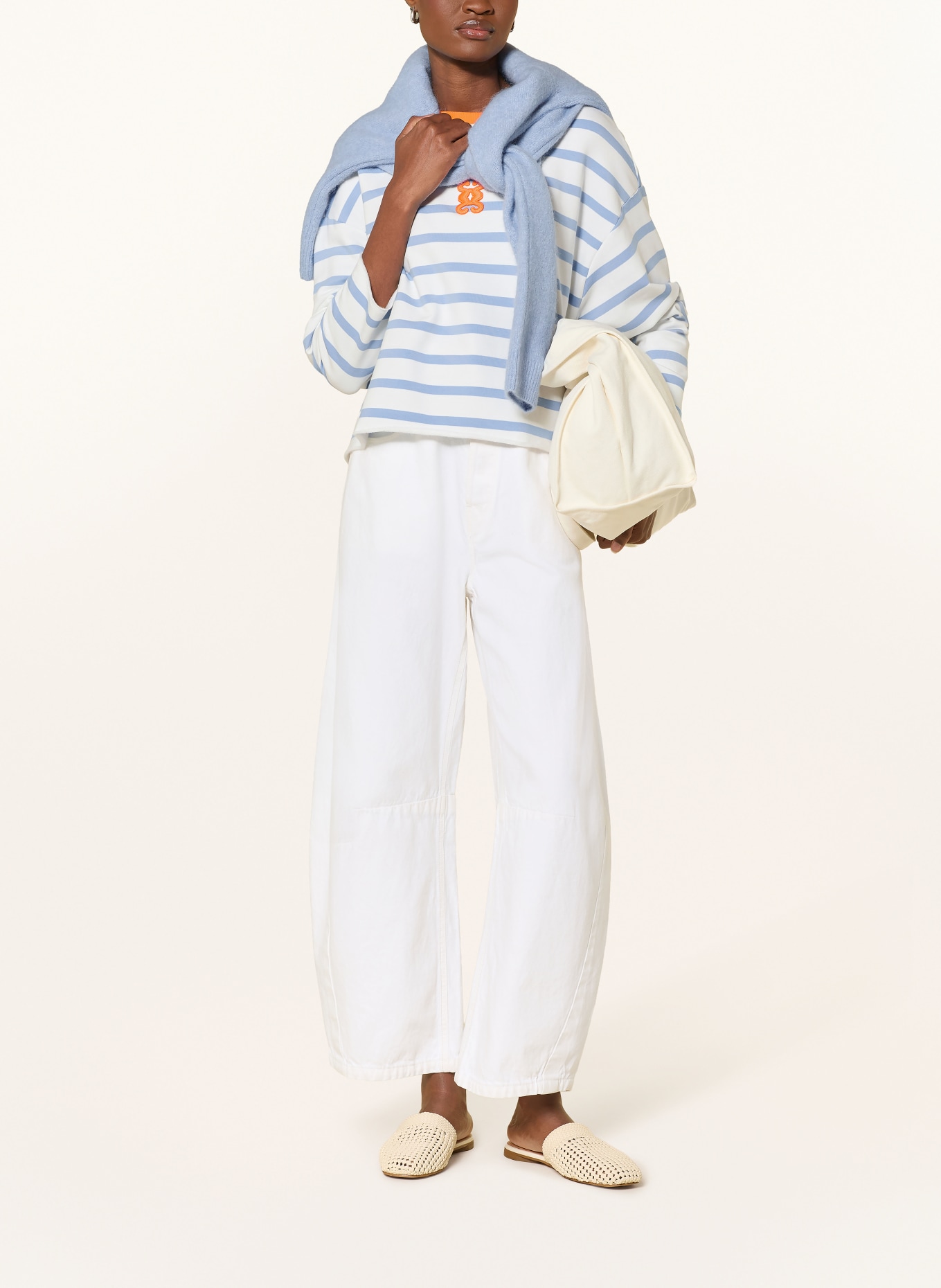 Smith & Soul Bluza: JASNONIEBIESKI / POMARAŃCZOWY / BIAŁY