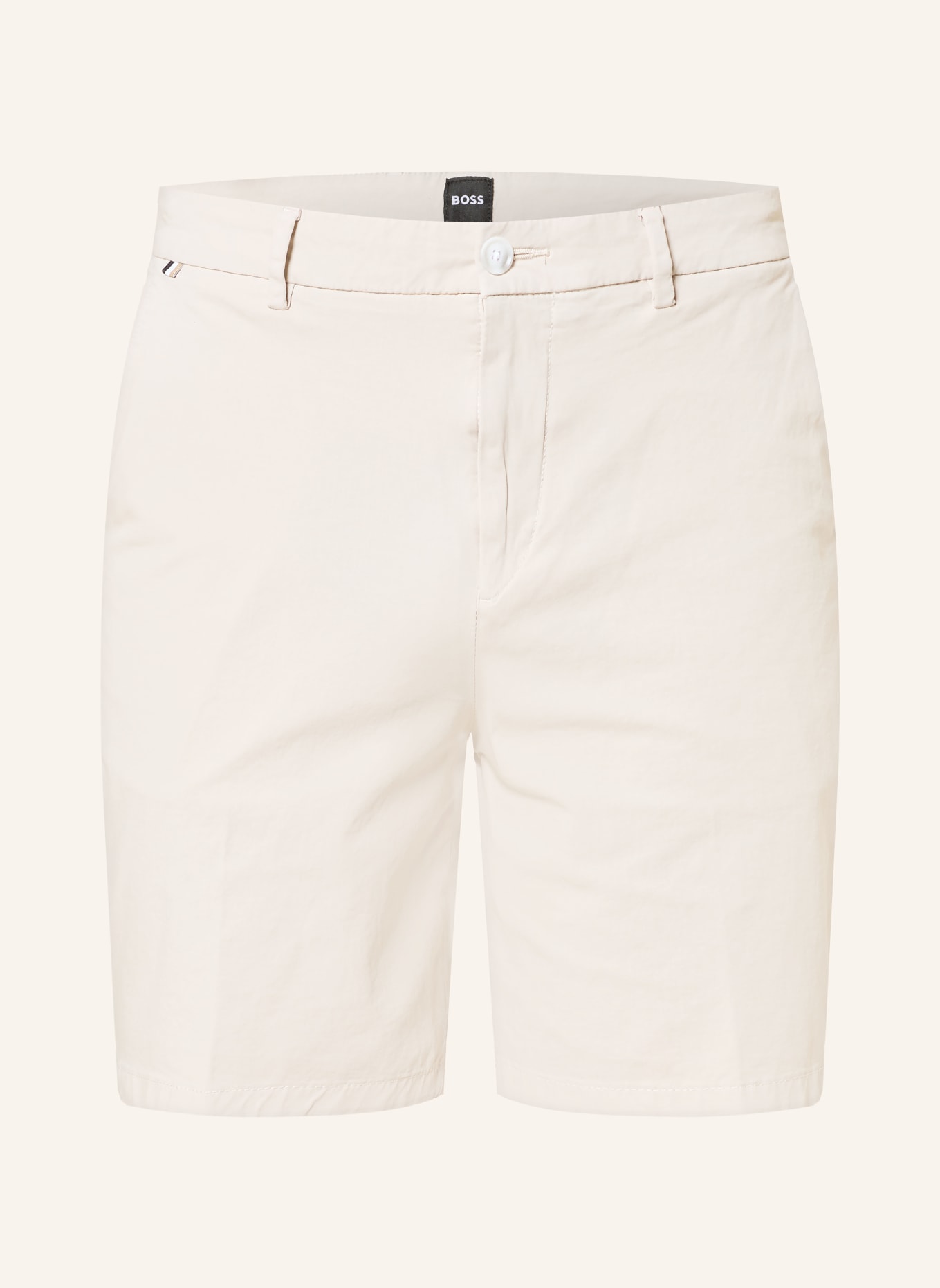 BOSS Chinoshort KANE Modern Regular Fit: LICHTGRIJS