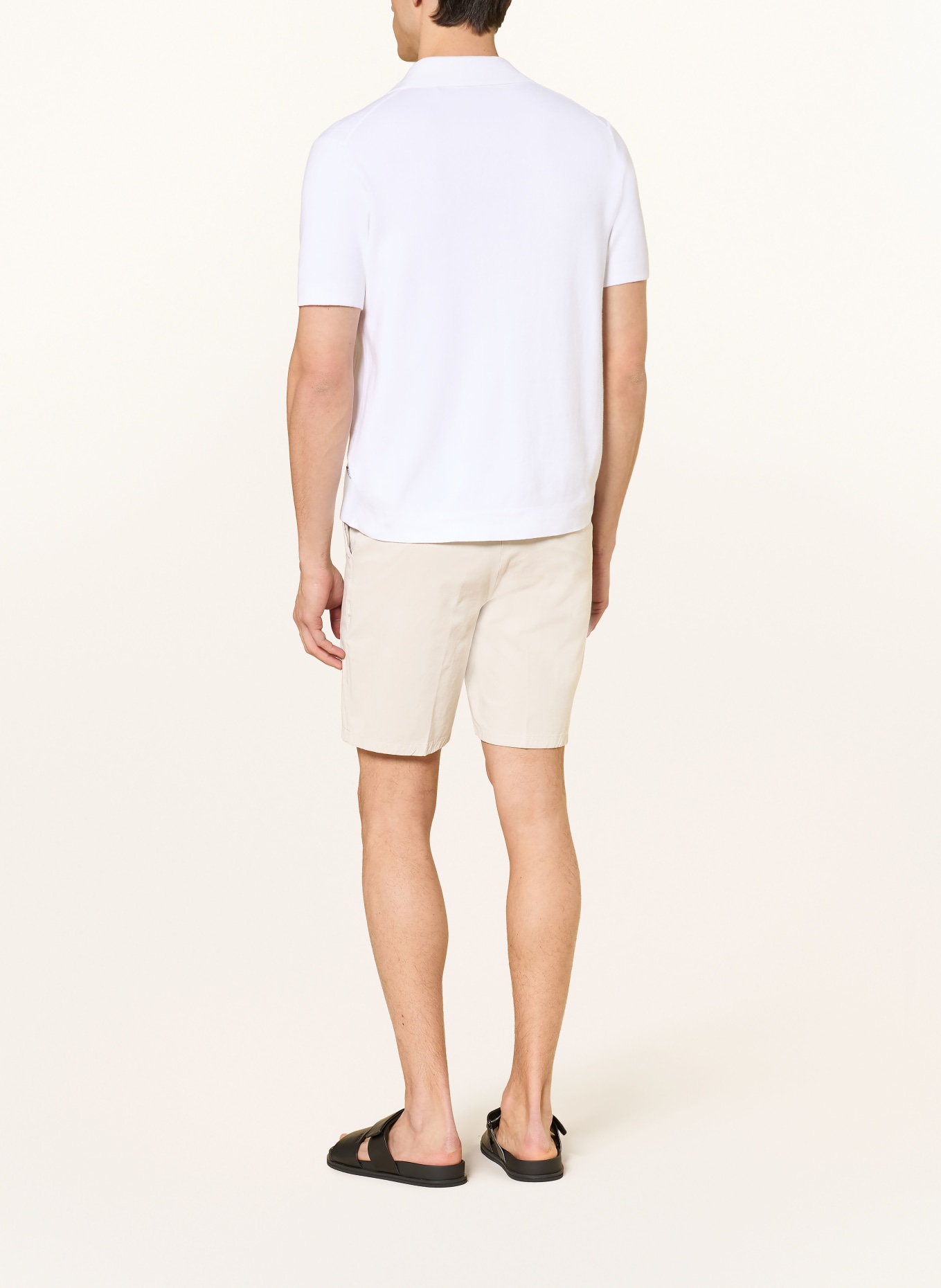 BOSS Chinoshort KANE Modern Regular Fit: LICHTGRIJS
