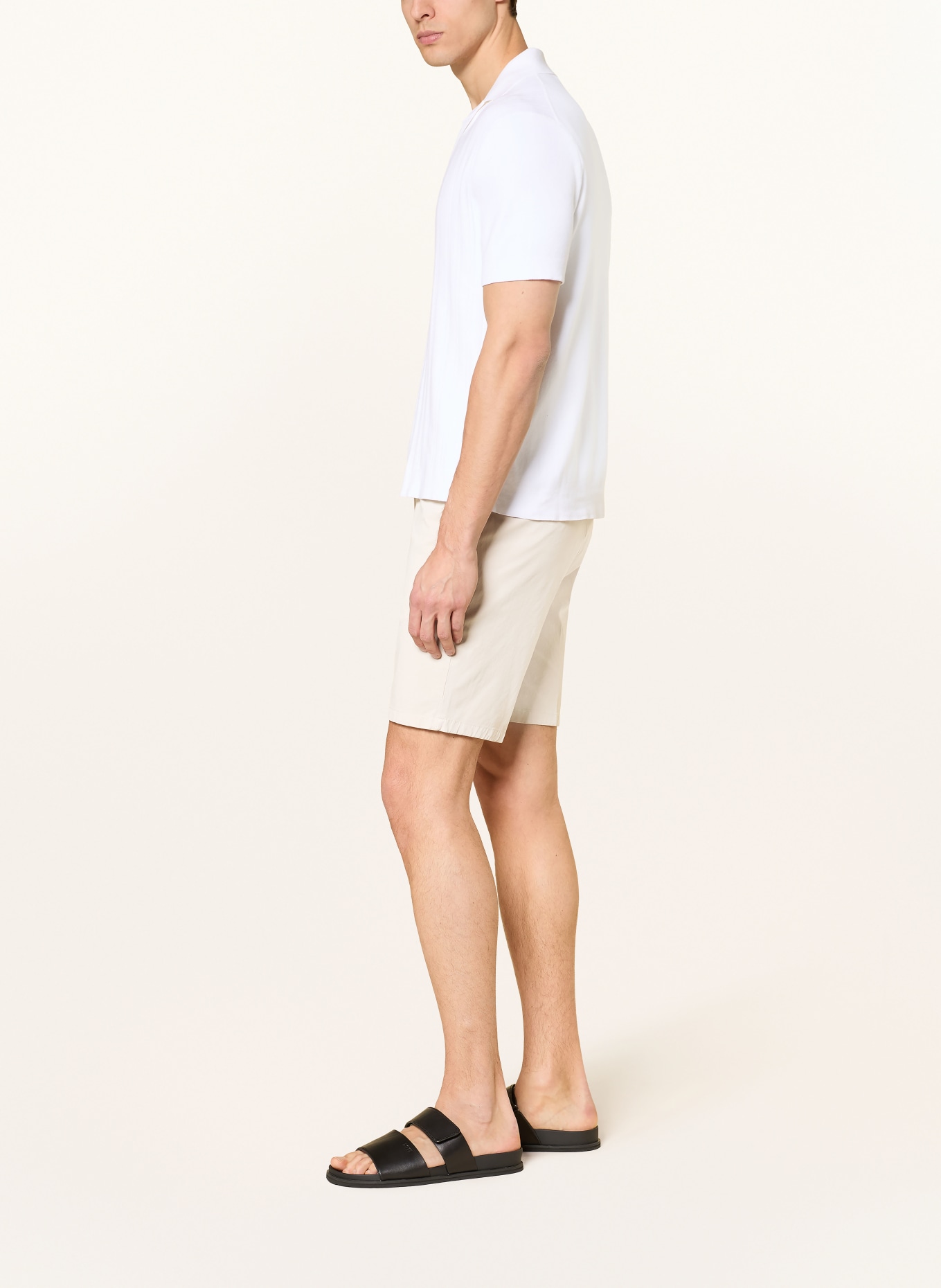 BOSS Chinoshort KANE Modern Regular Fit: LICHTGRIJS