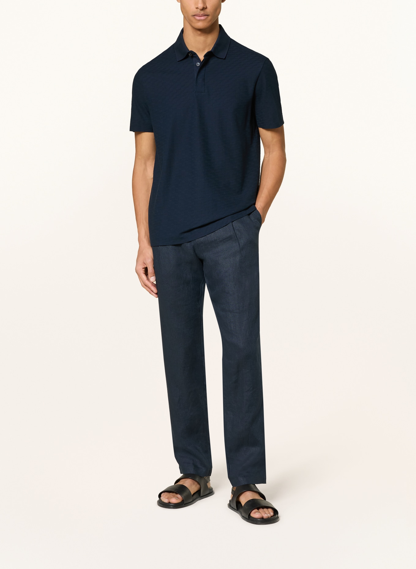 BOSS Strick-Poloshirt PACK: DUNKELBLAU