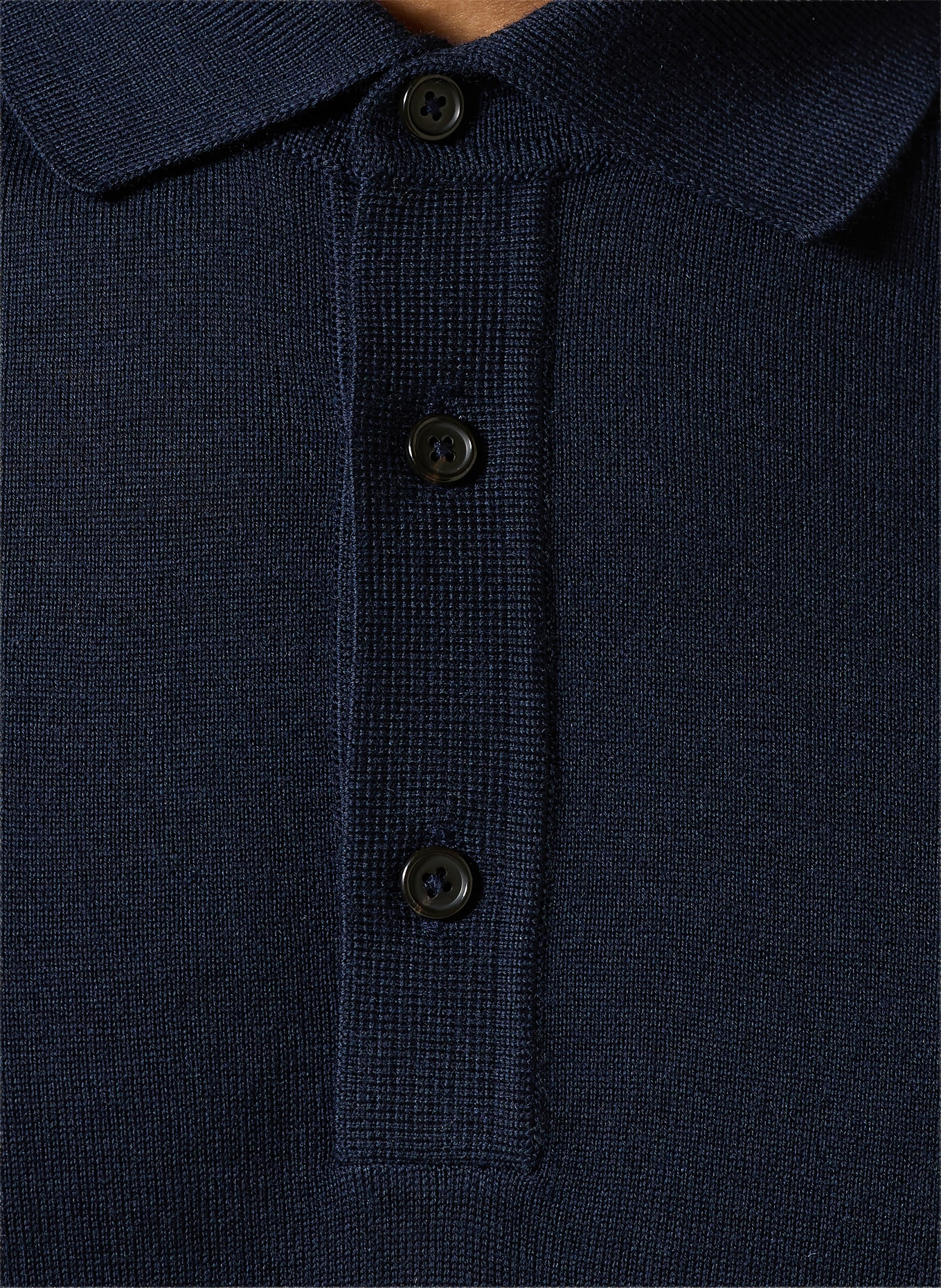 BOSS Strick-Poloshirt NOLANO: DUNKELBLAU