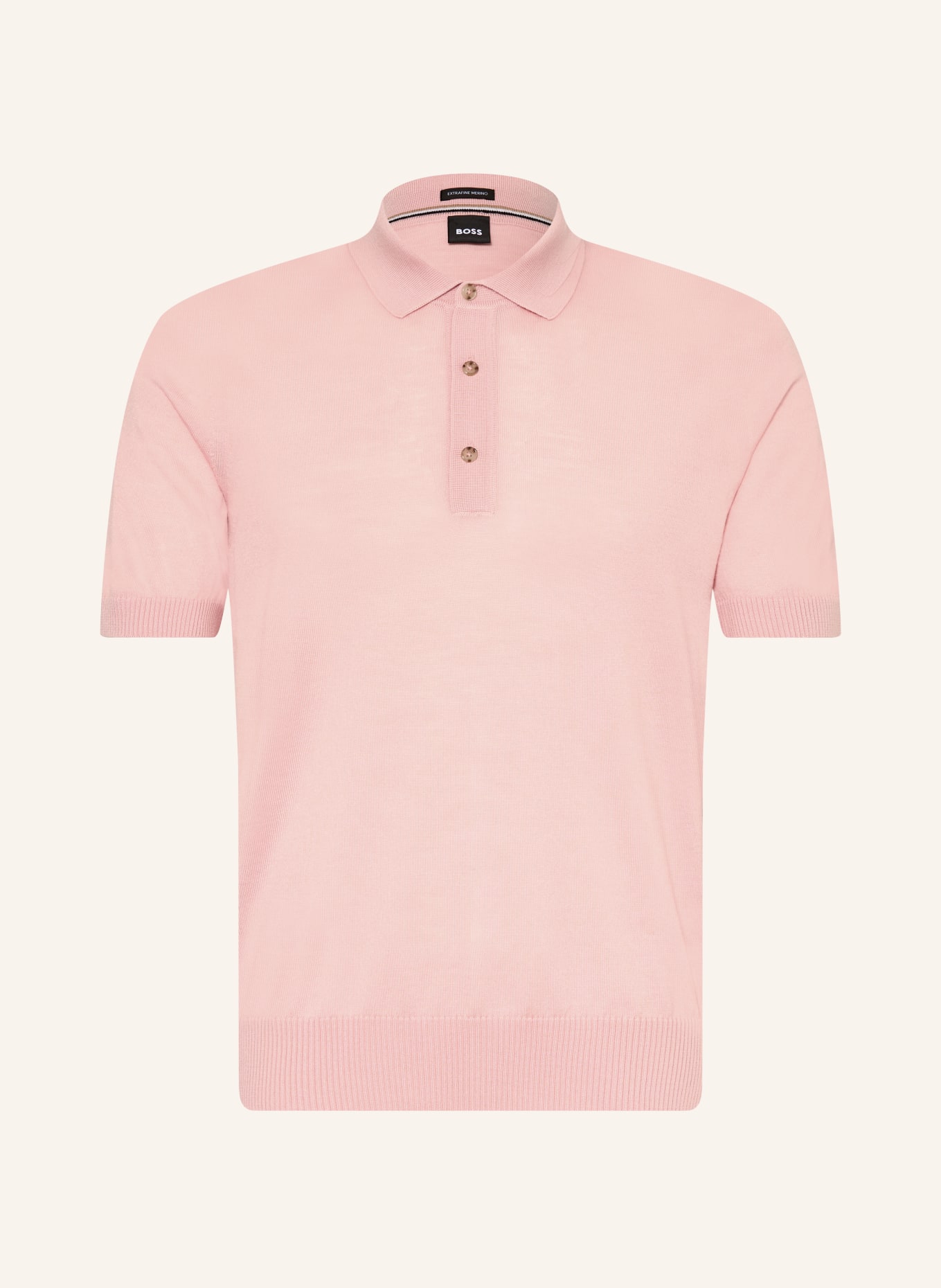 BOSS Strick-Poloshirt NOLANO: ROSA