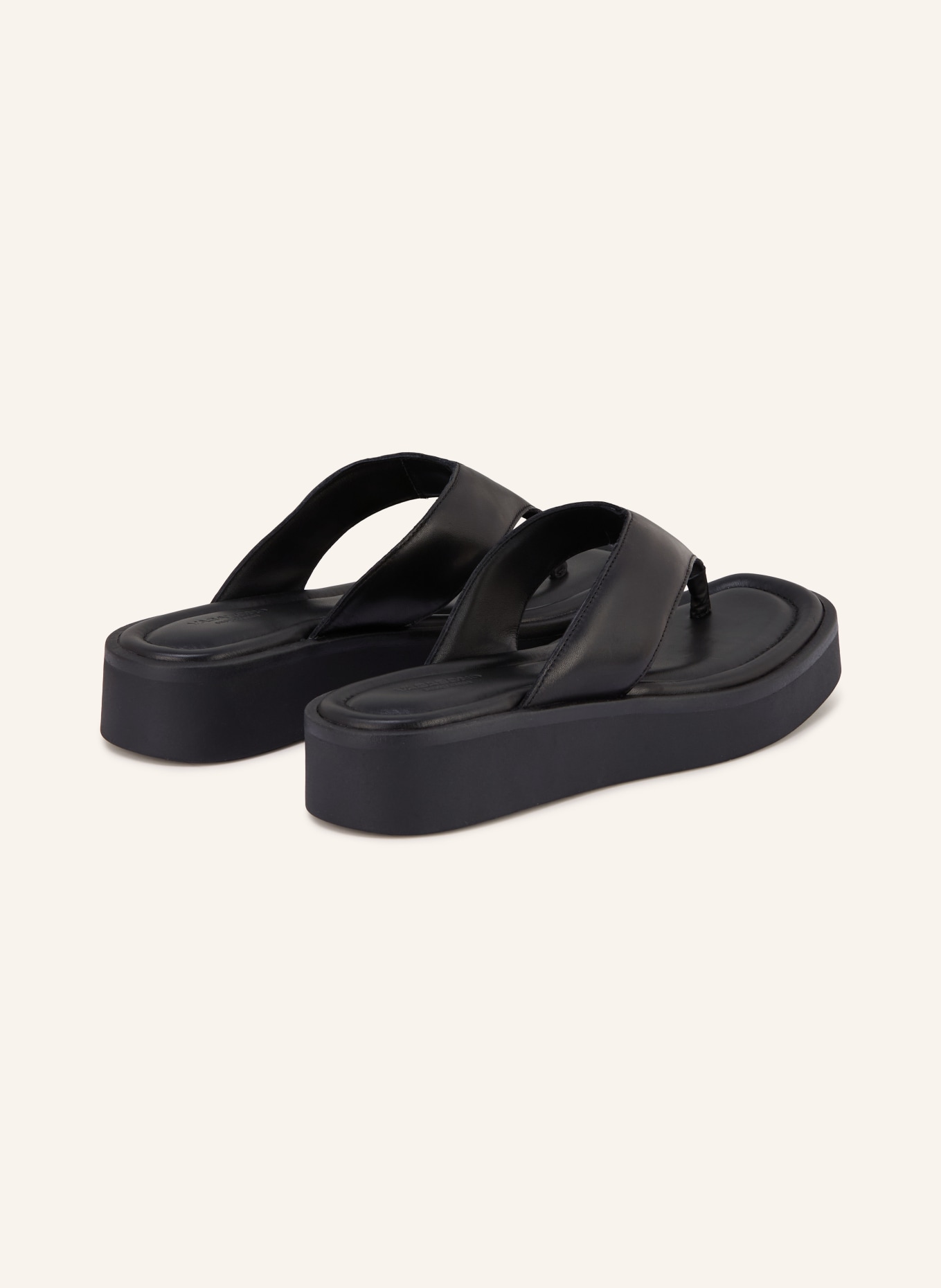 VAGABOND SHOEMAKERS Sandales à orteils séparés DANYA: NOIR