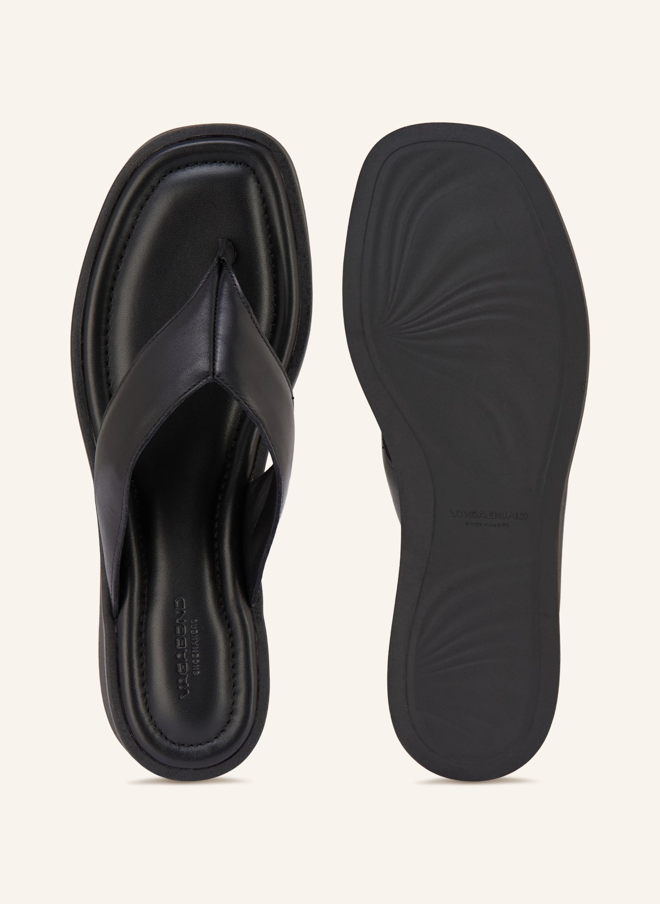 VAGABOND SHOEMAKERS Sandales à orteils séparés DANYA: NOIR