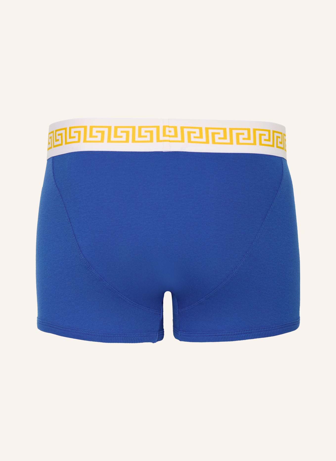 VERSACE boxershorts: BLAUW / GEEL / WIT