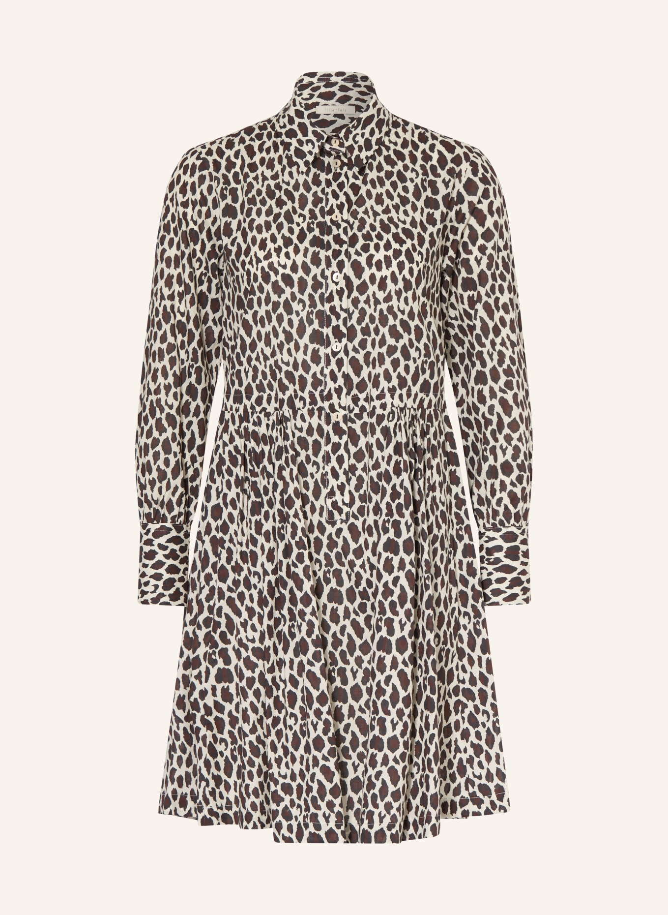 lilienfels šaty ve stylu košile: TMAVĚ HNĚDÁ / BÉŽOVÁ / ČERNÁ