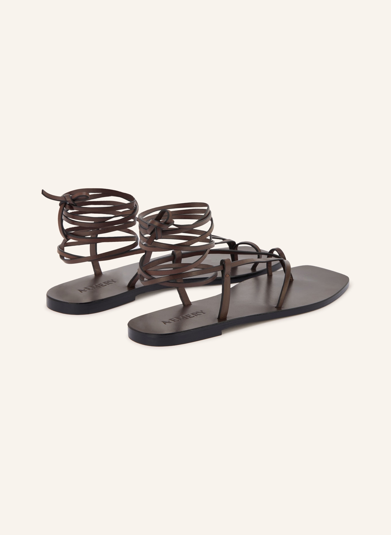 A.Emery Sandales à orteils séparés NOLAN: MARRON FONCÉ