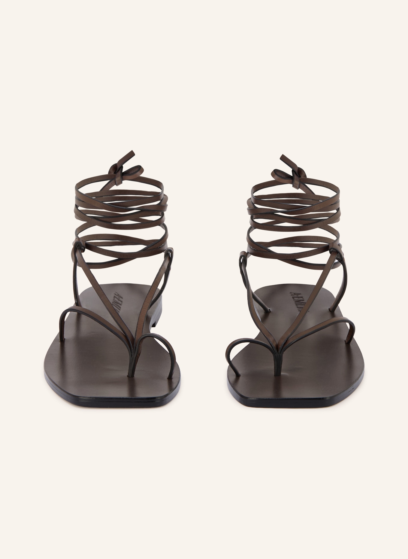 A.Emery Sandales à orteils séparés NOLAN: MARRON FONCÉ