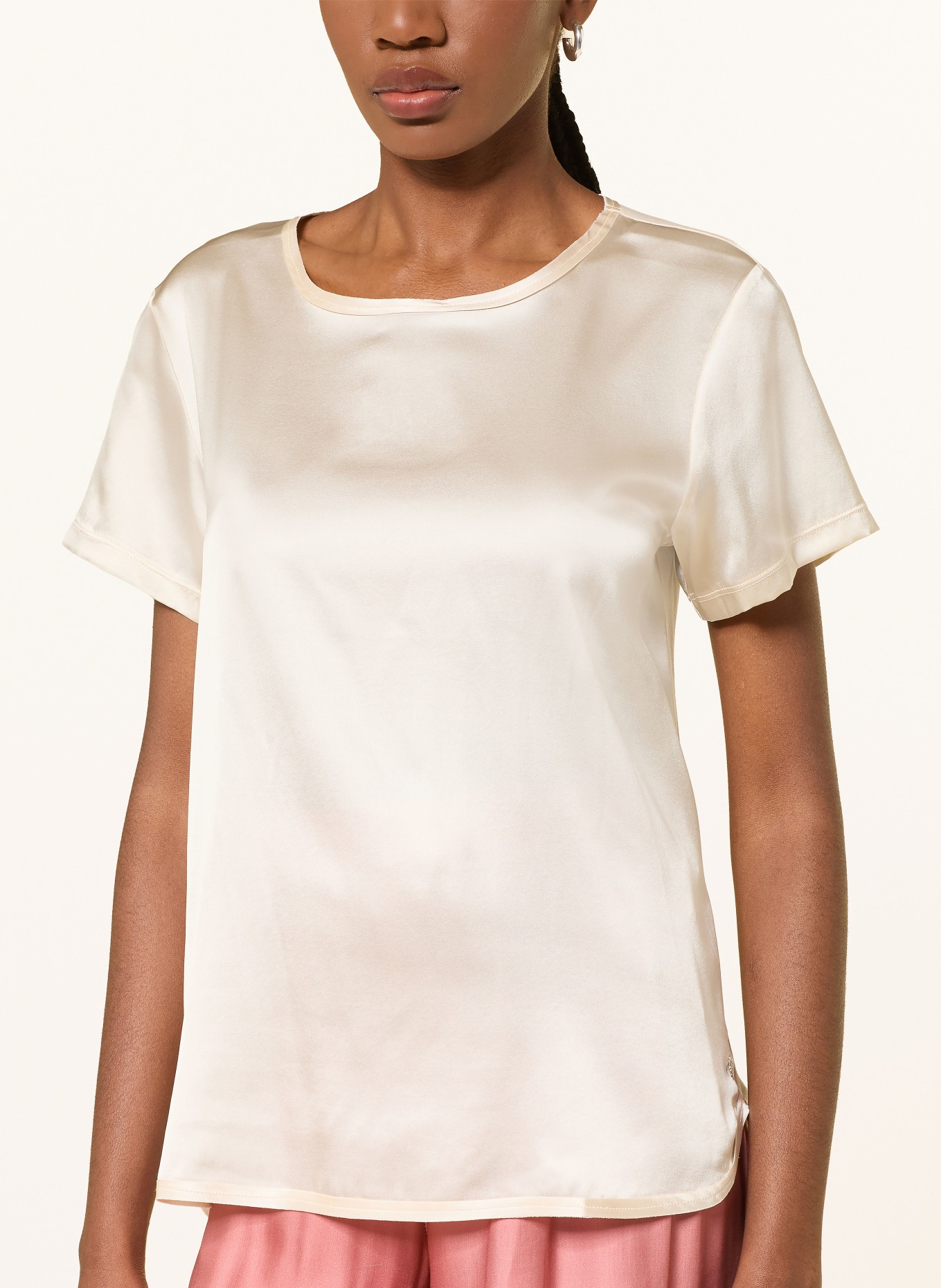 ottod'ame Hedvábná blůza: KRÉMOVÁ