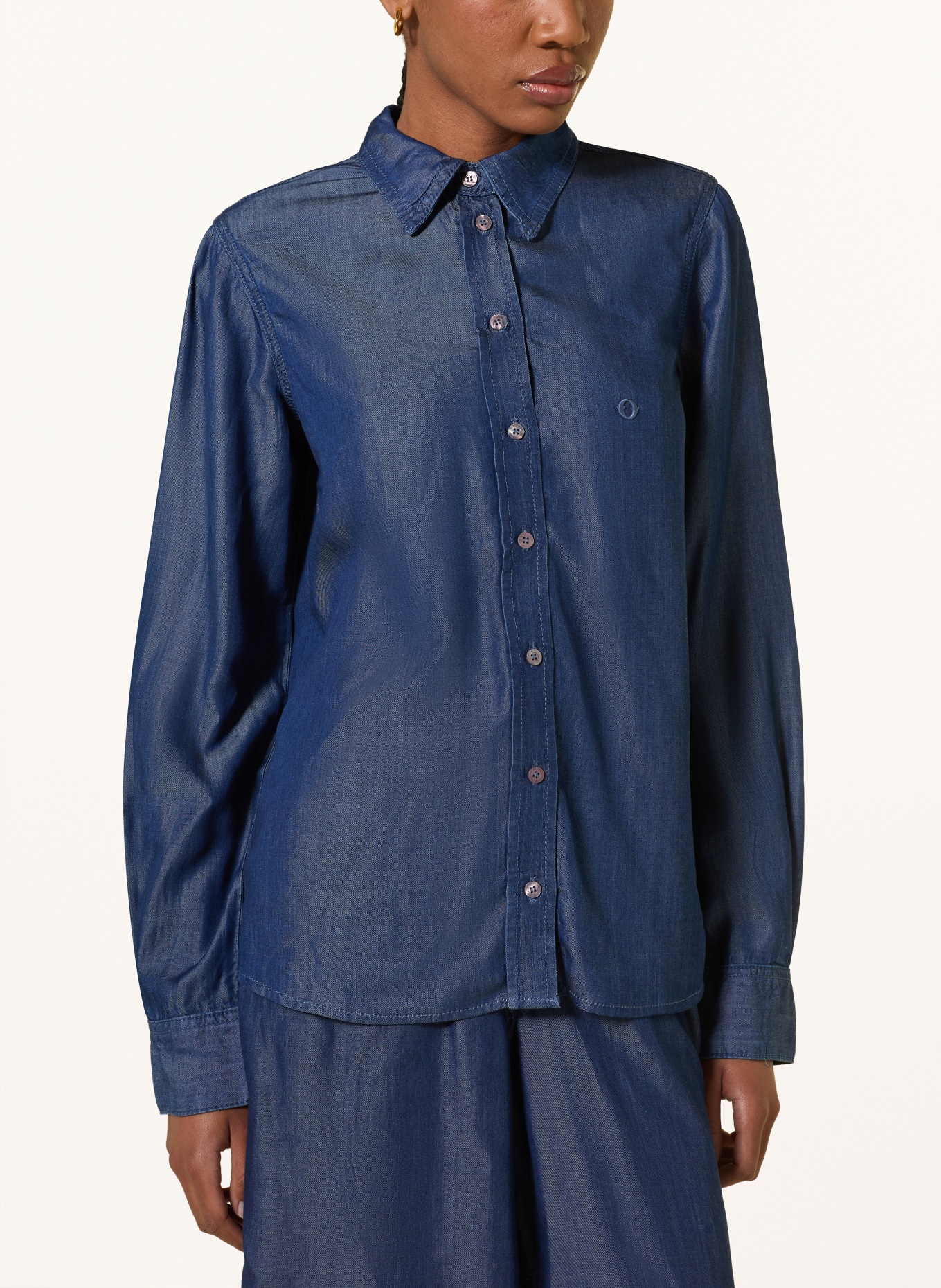 ottod'ame Košile v džínovém stylu: TMAVĚ MODRÁ