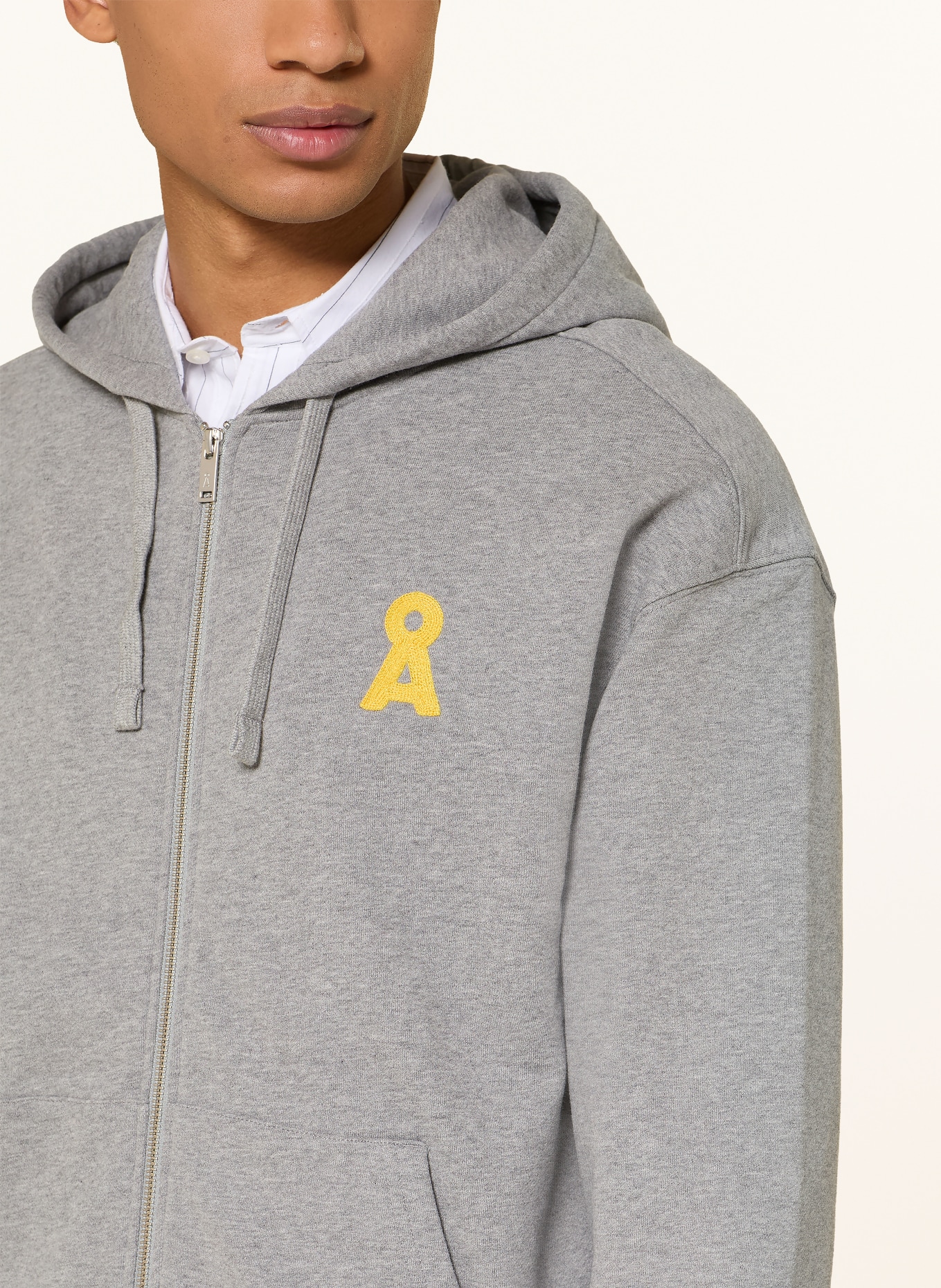 ARMEDANGELS ICONIC Å SAROMIAAN Sweatshirt Jacket: GRAY