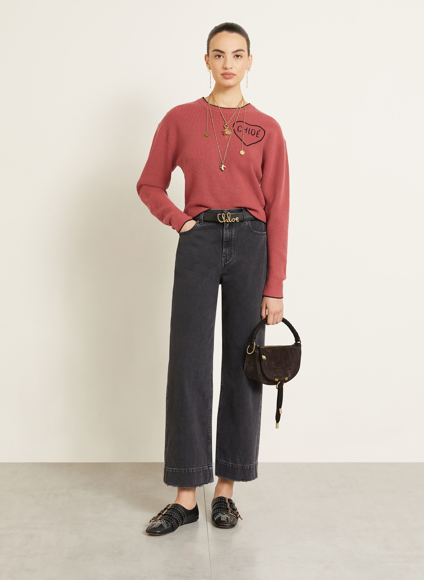 Chloé Handtasche MARCIE MINI: KOHL BROWN