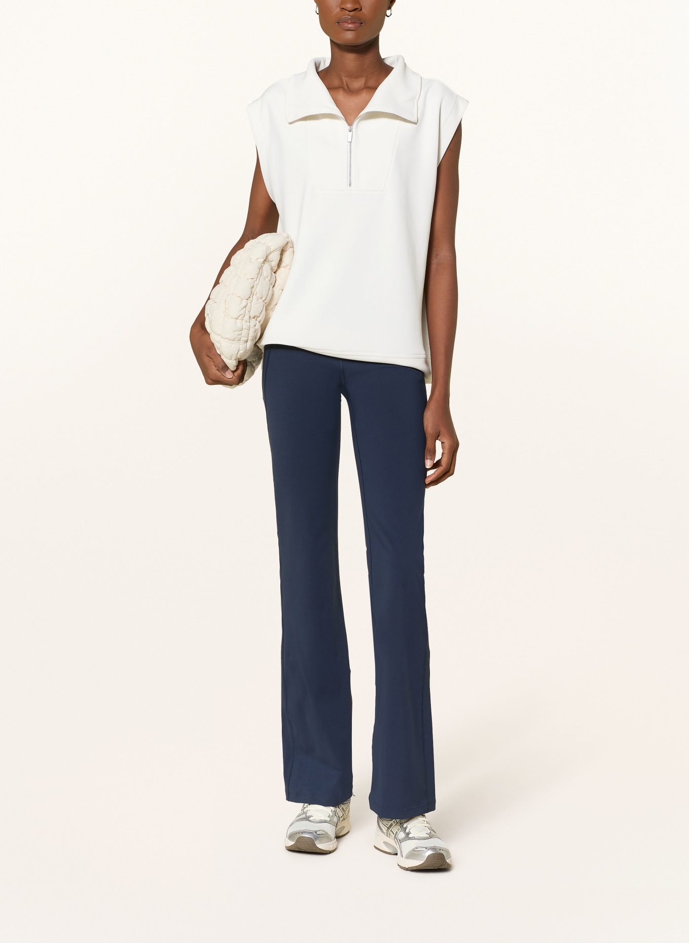 Sweaty Betty Top SANDWASH CLOUDWEIGHT: WHITE