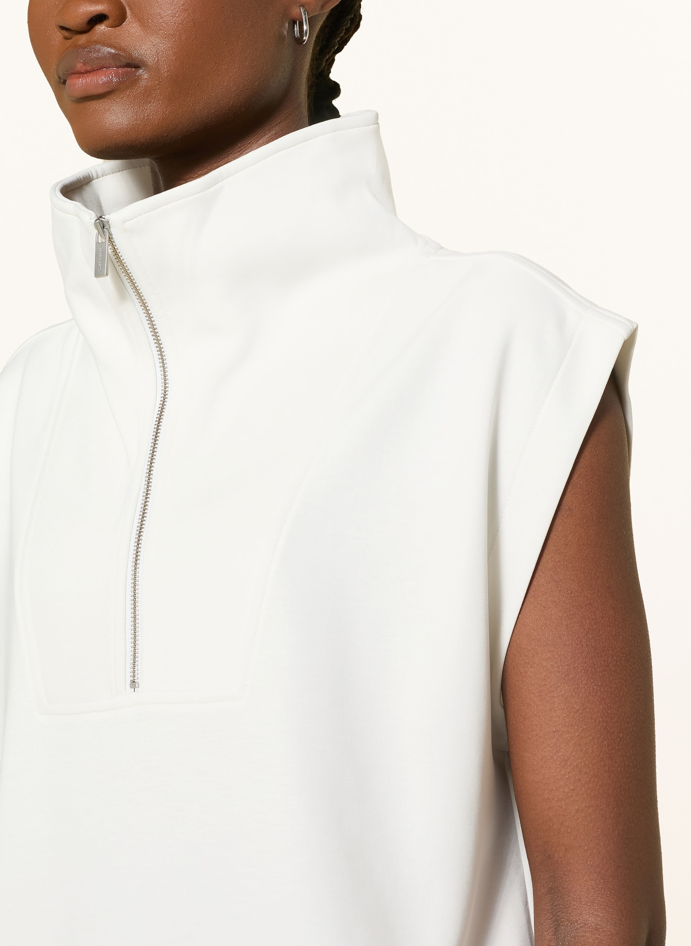 Sweaty Betty Top SANDWASH CLOUDWEIGHT: WHITE