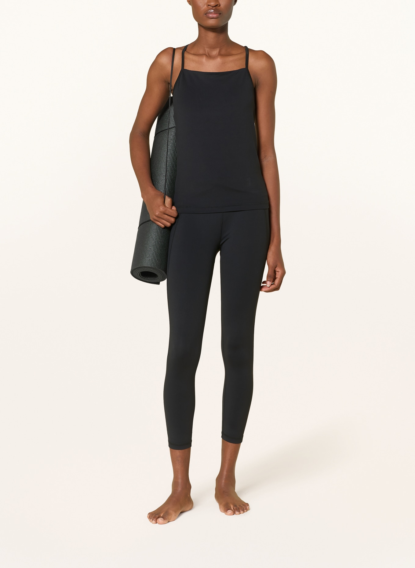 Sweaty Betty Legíny ALL DAY: ČERNÁ