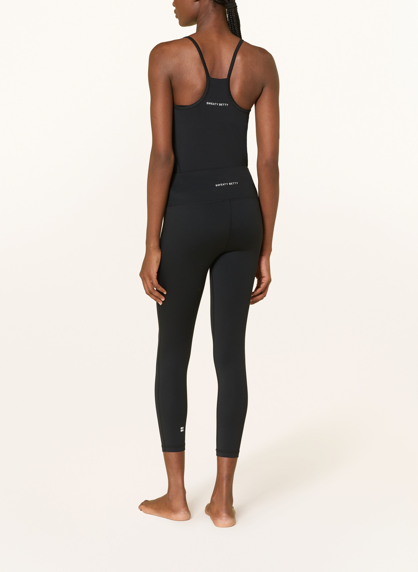 Sweaty Betty Legíny ALL DAY: ČERNÁ