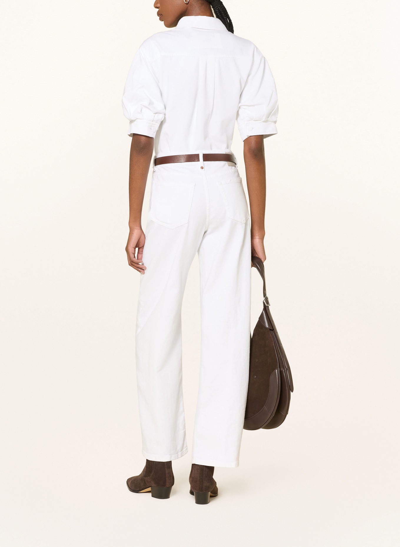 FRAME Shirt THE BILLOW SLEEVE SHIRT: WHITE