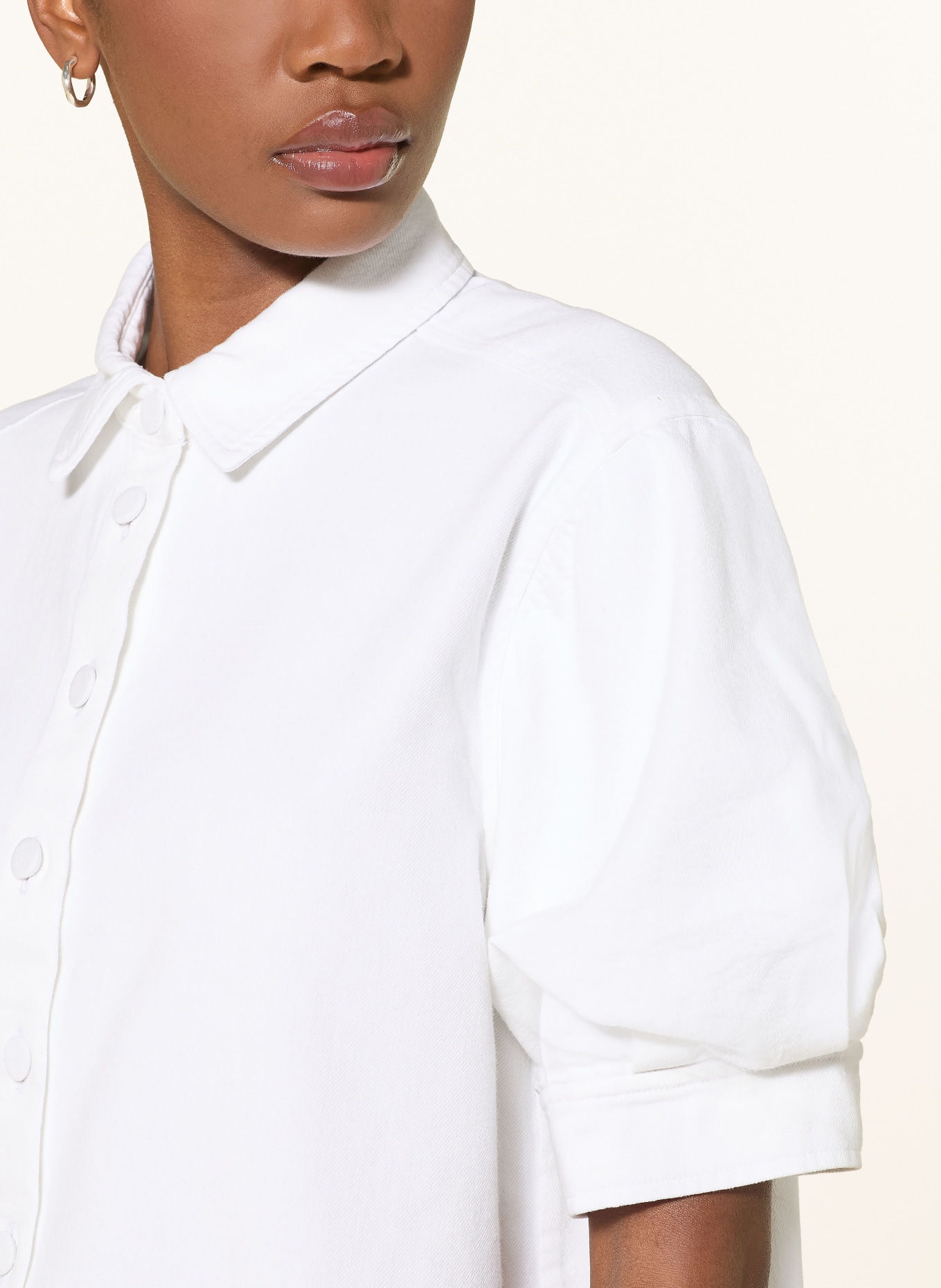 FRAME Shirt THE BILLOW SLEEVE SHIRT: WHITE