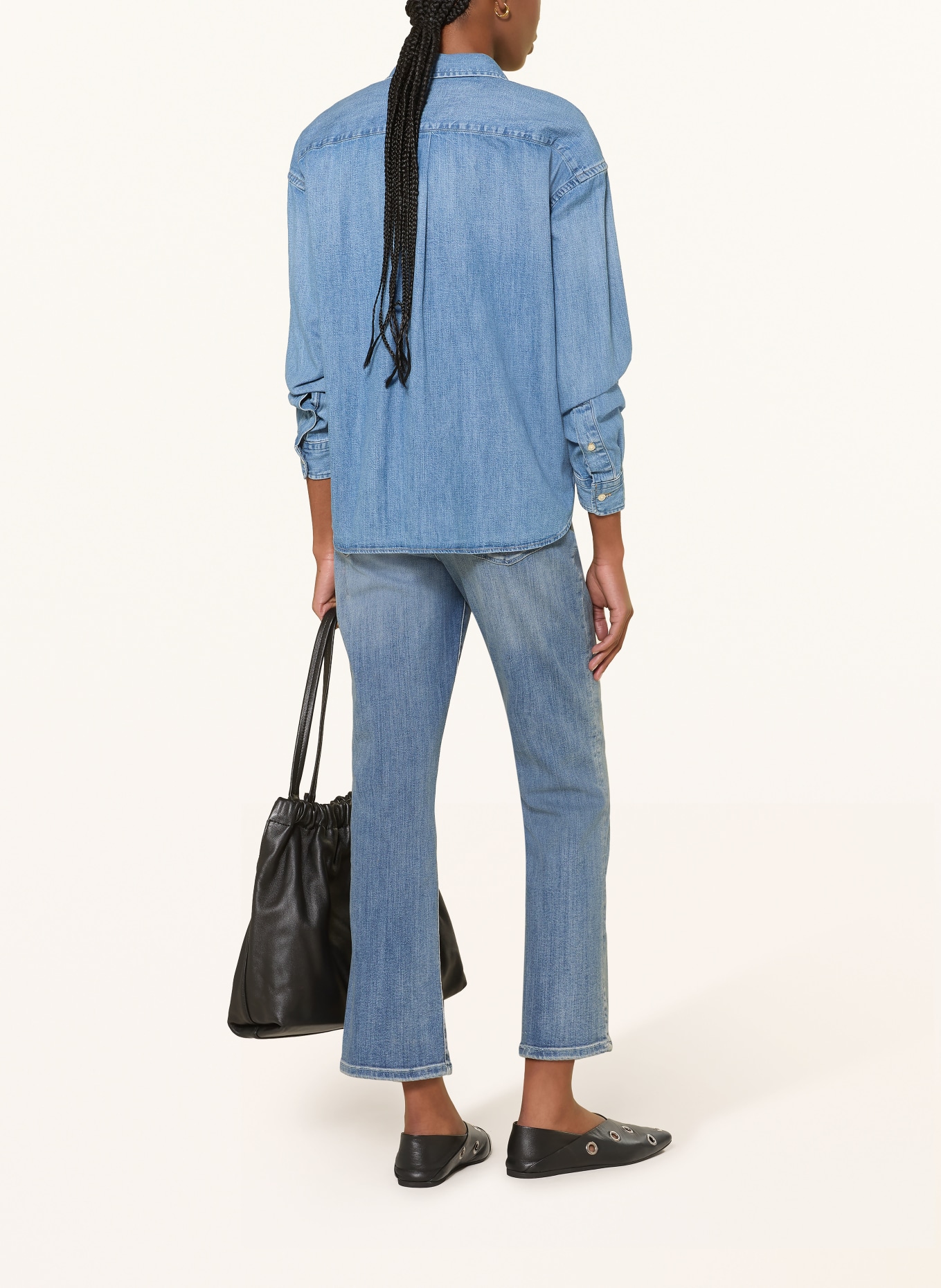 GOOD AMERICAN Cropped-Jeans: 1154 Indigo