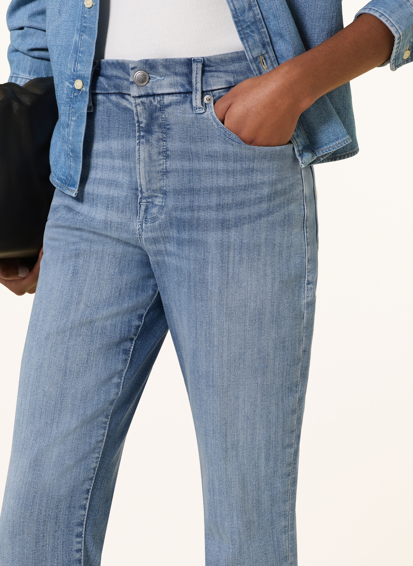 GOOD AMERICAN Cropped-Jeans: 1154 Indigo