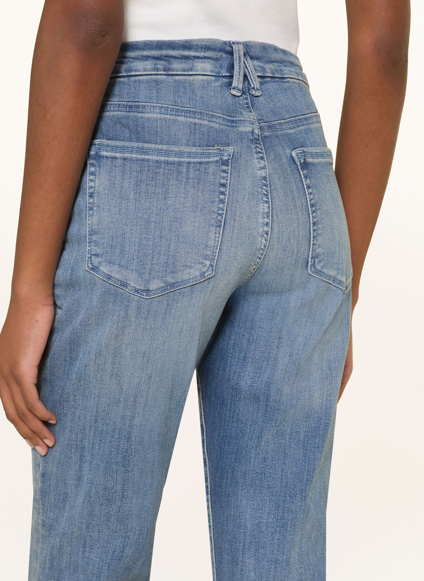 GOOD AMERICAN Cropped-Jeans: 1154 Indigo